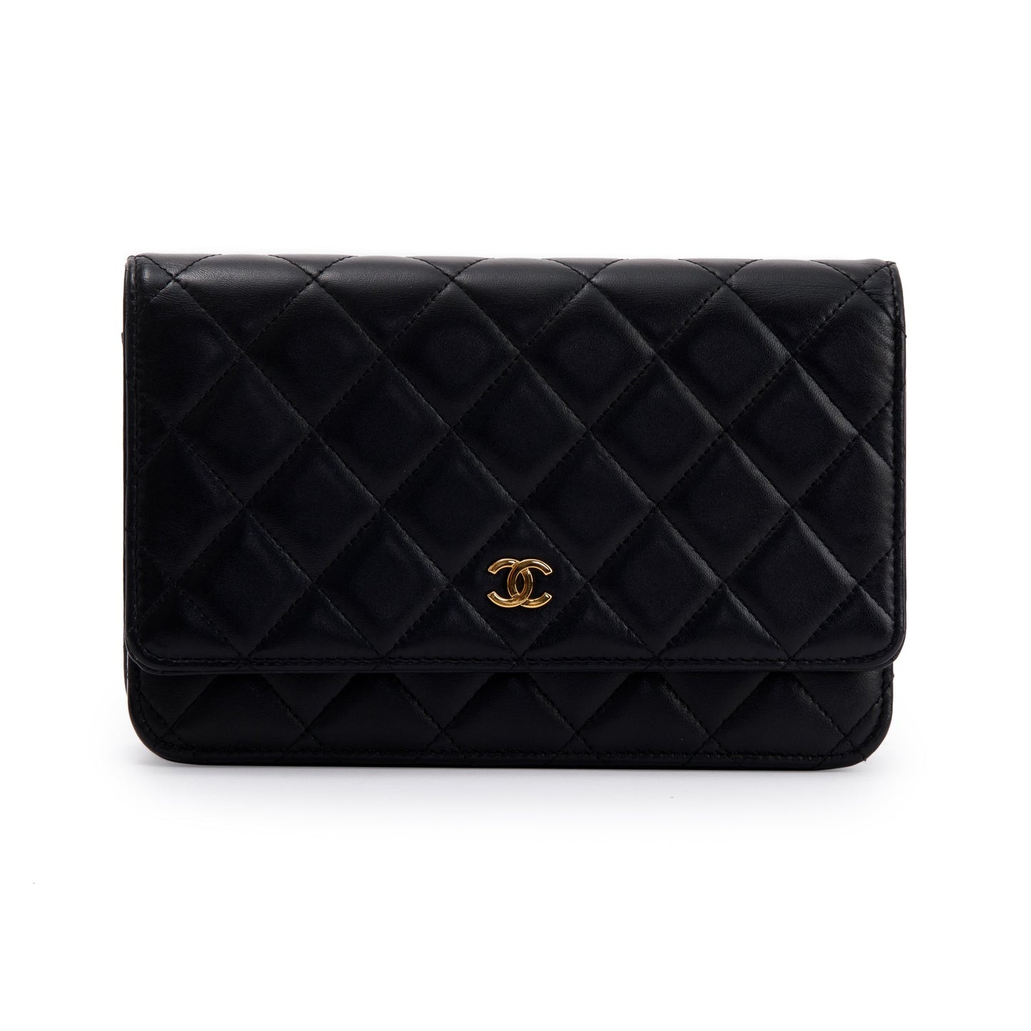 Chanel Classic on Lambskin Black Wallet Case 5