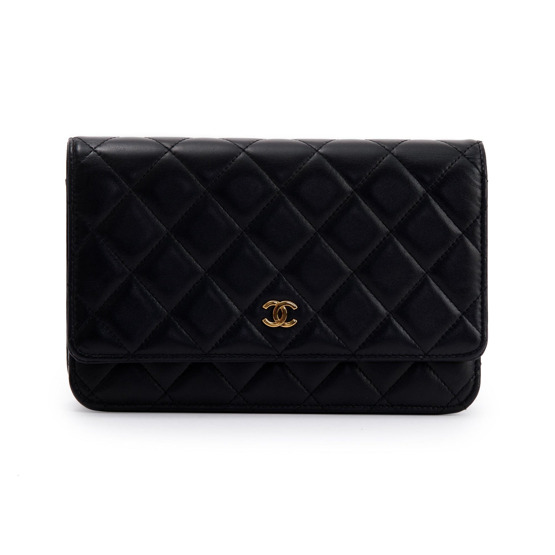 Chanel Classic on Lambskin Black Wallet Case 5