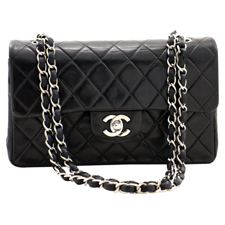 Chanel Classic Double Flap Quilted Caviar Shoulder Bag