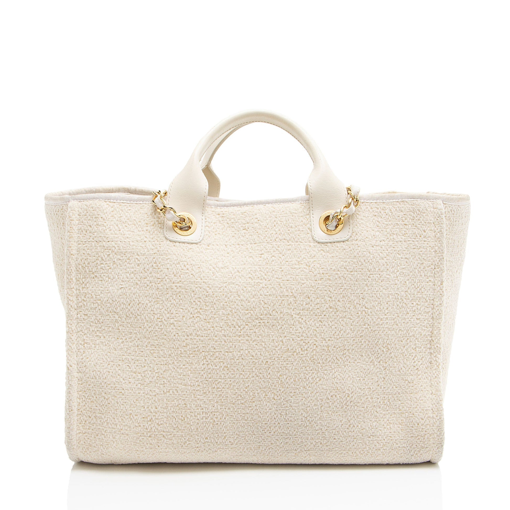 Chanel Boucle Lurex Deauville Tote Bag