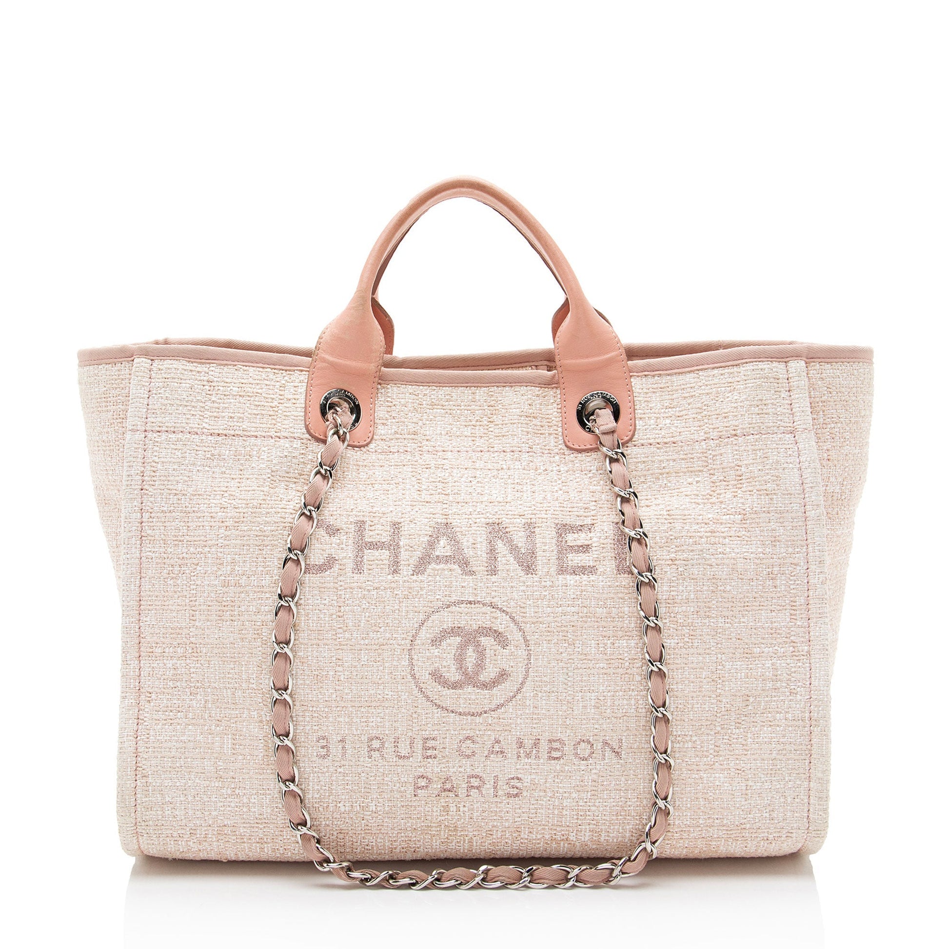 Chanel Boucle Lurex Deauville Tote Bag Tote 1