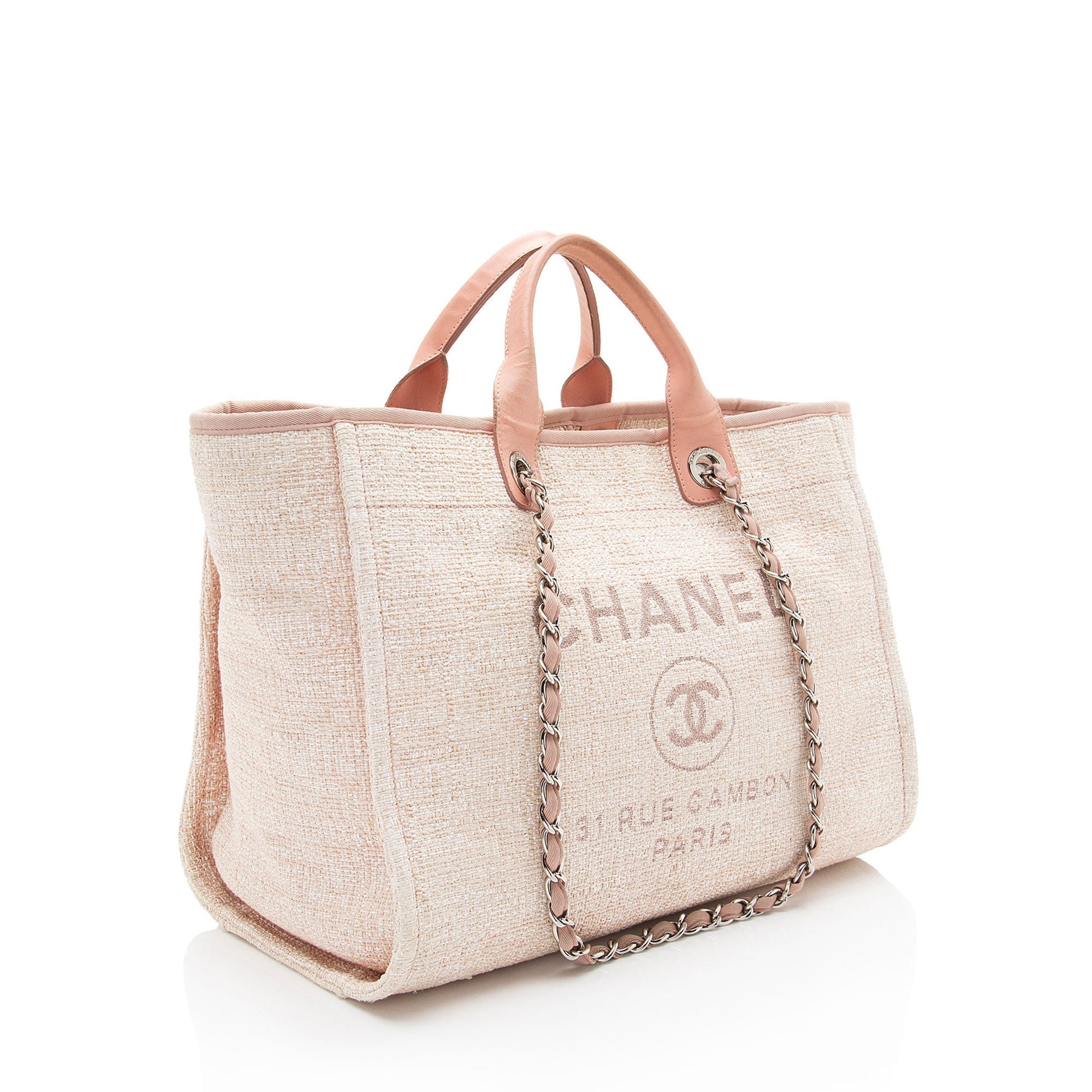 Chanel Boucle Lurex Deauville Tote Bag Tote 1