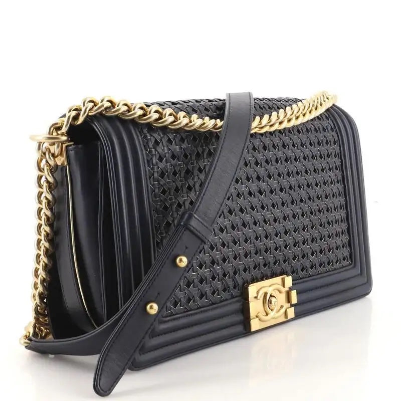 Chanel BOY FLAP BRAIDED NEW Handbag