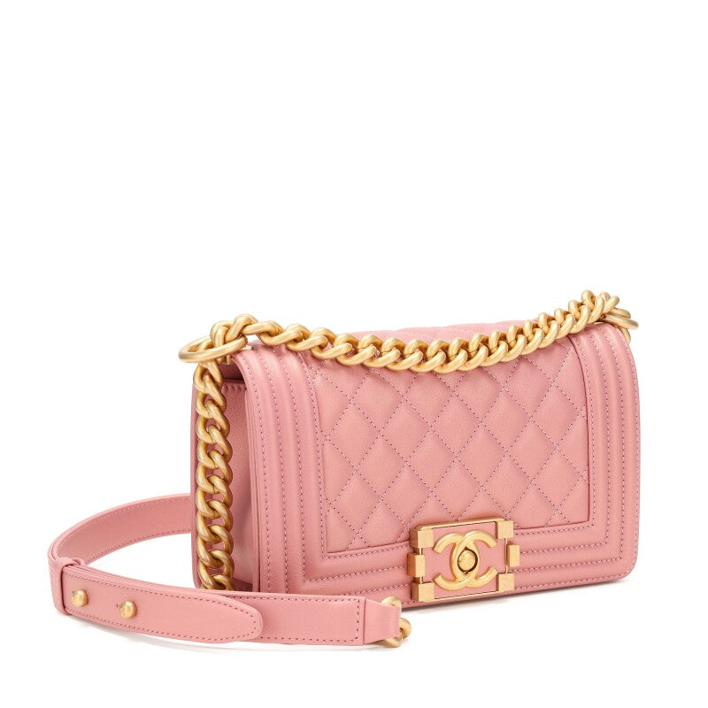 Chanel QUILTED G Pink Small Shoulder Bag
