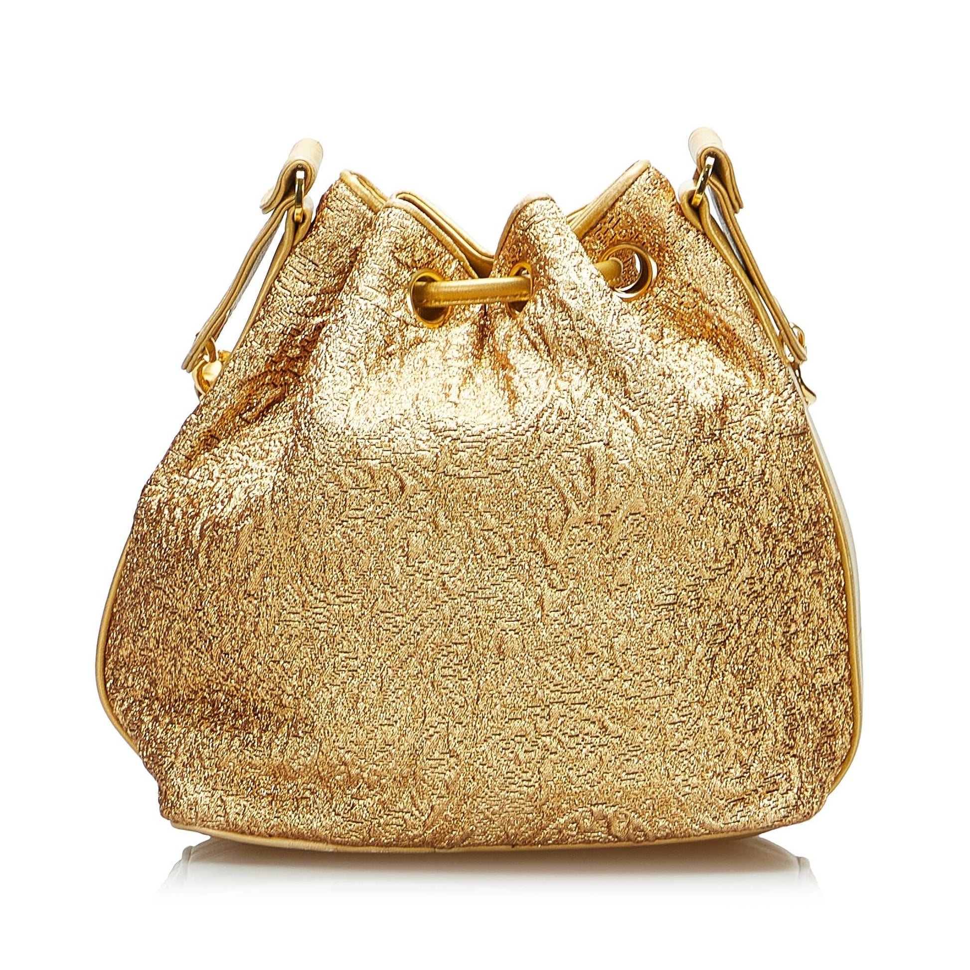 Chanel Brocade Bucket Bag Bucket Bag