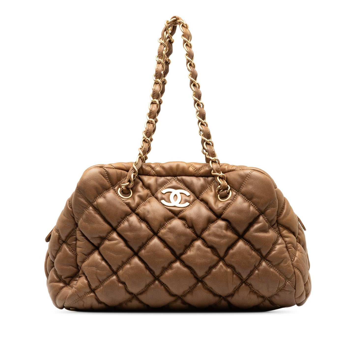 Chanel Bubble Quilt Bowling SHG-wCB0Pq Handbag