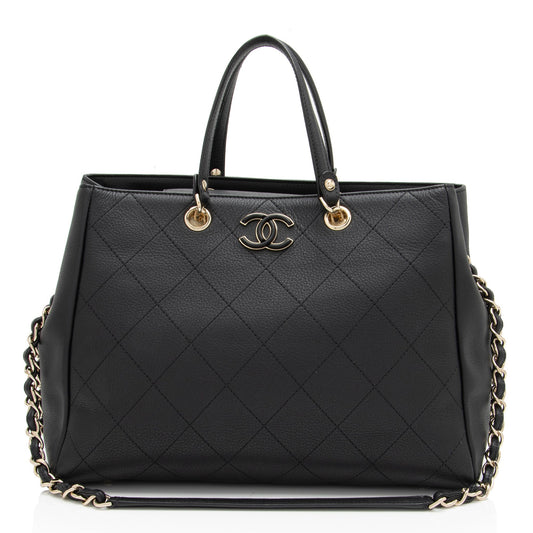 Chanel Bullskin Neo Soft Shopping SHF-64NjCF Tote Bag