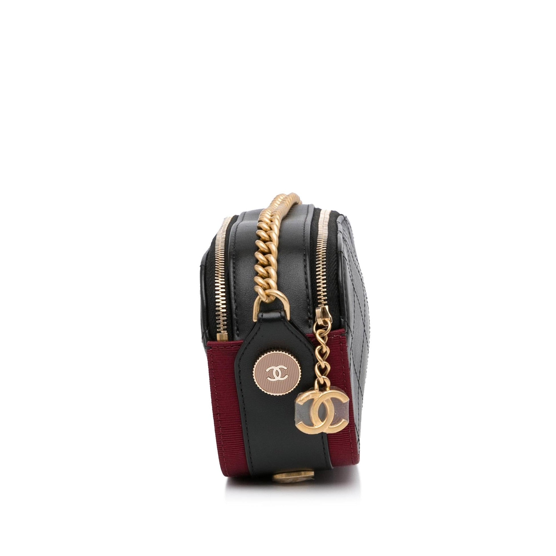 Chanel Button Up Double Zip Camera SHG-9ts5t9 Crossbody Bag