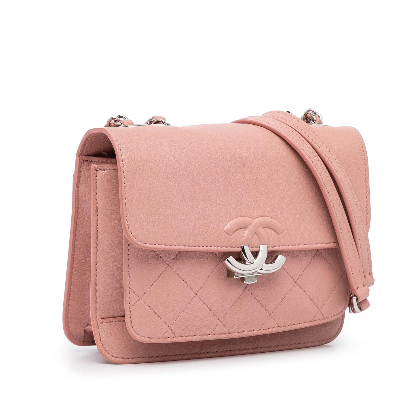 Chanel CC Calfskin Box Flap SHG-GGzEwT Shoulder Bag