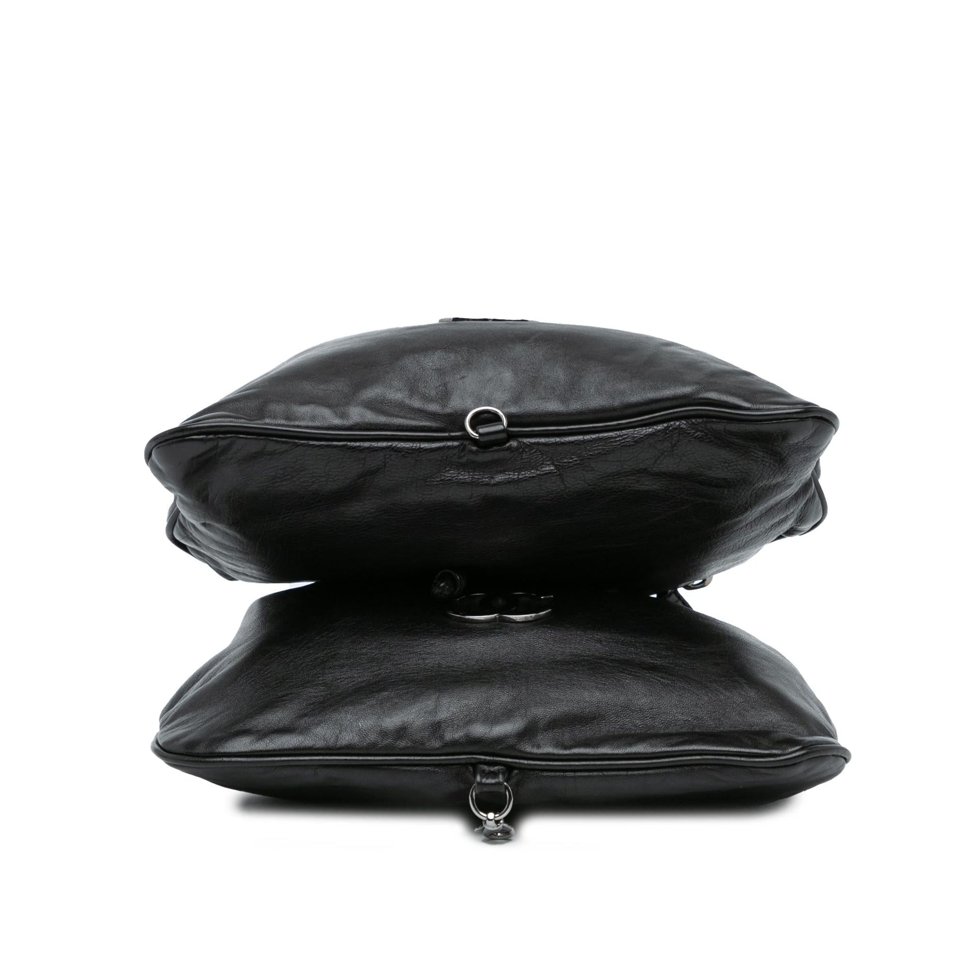 Chanel CC Calfskin Dual Twin Handbag Handbag 1