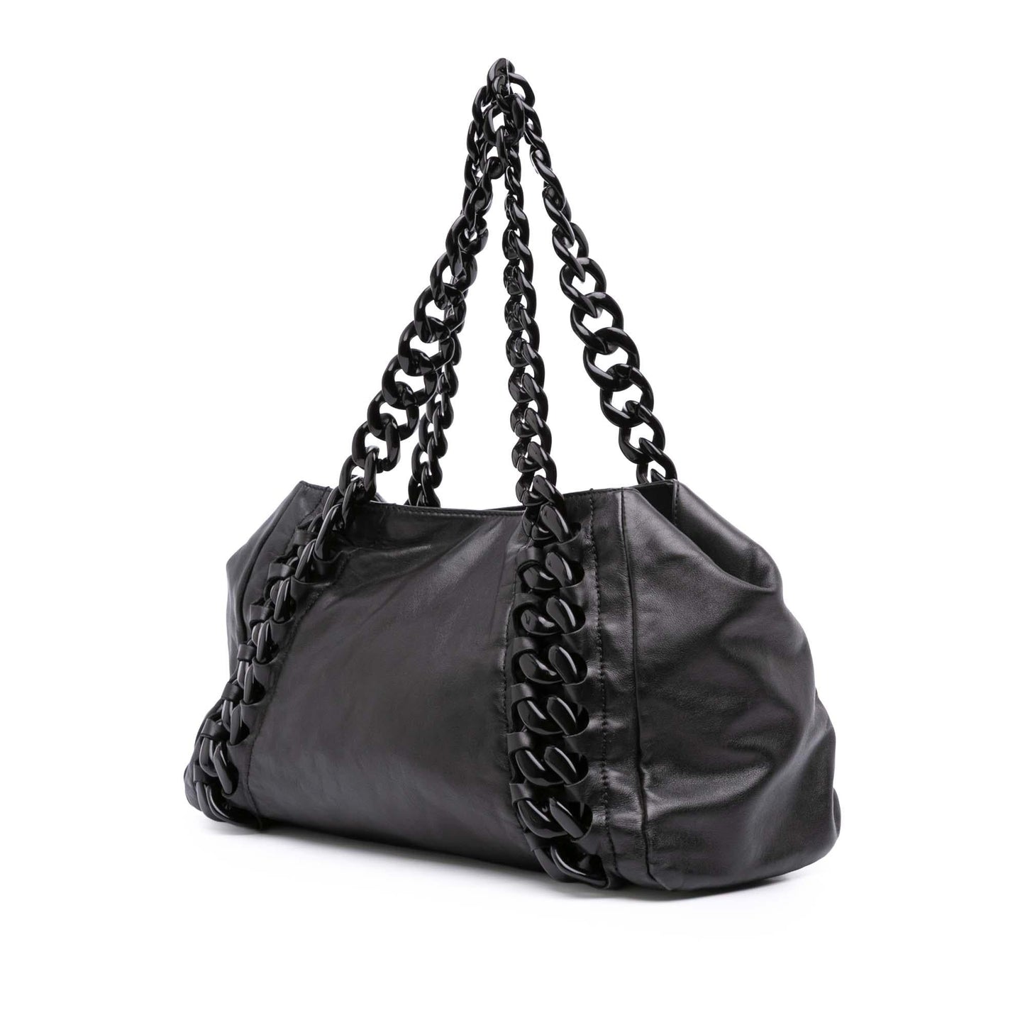 Chanel CC Calfskin Modern Rhodoid East West Tote Bag
