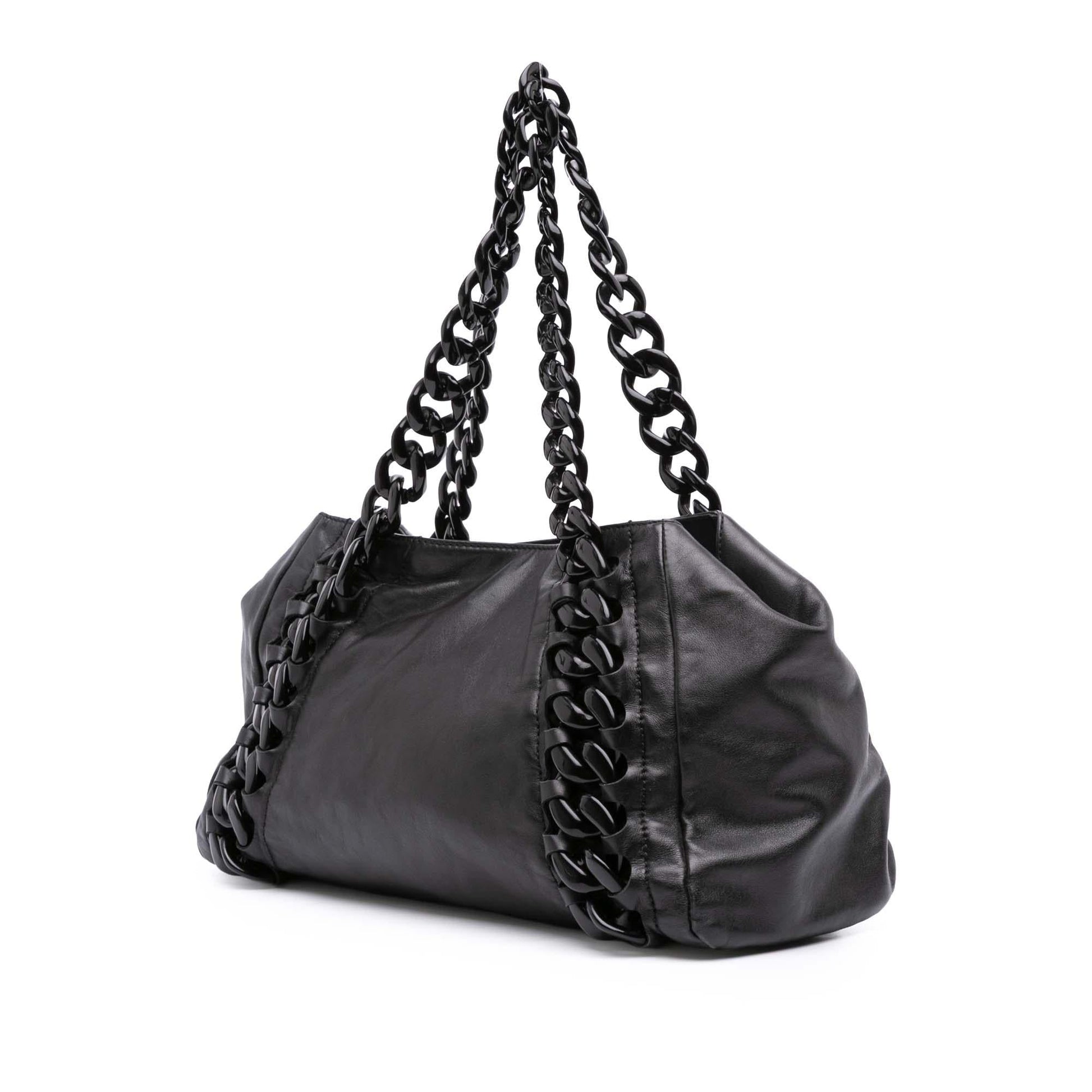 Chanel CC Calfskin Modern Rhodoid East West Tote Bag