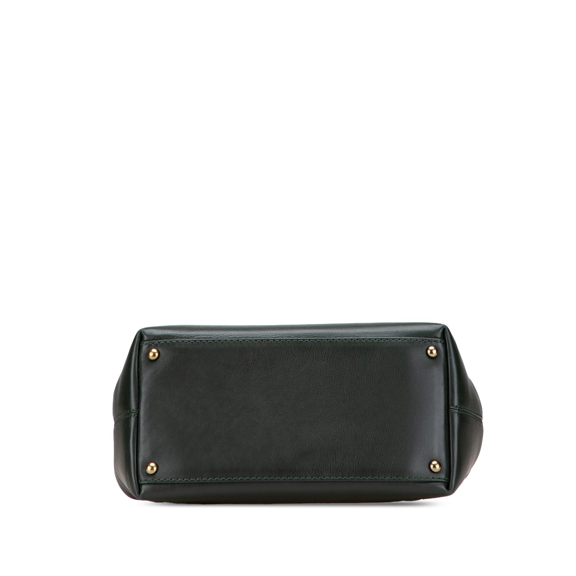 Chanel CC Calfskin Turnlock Tote Bag