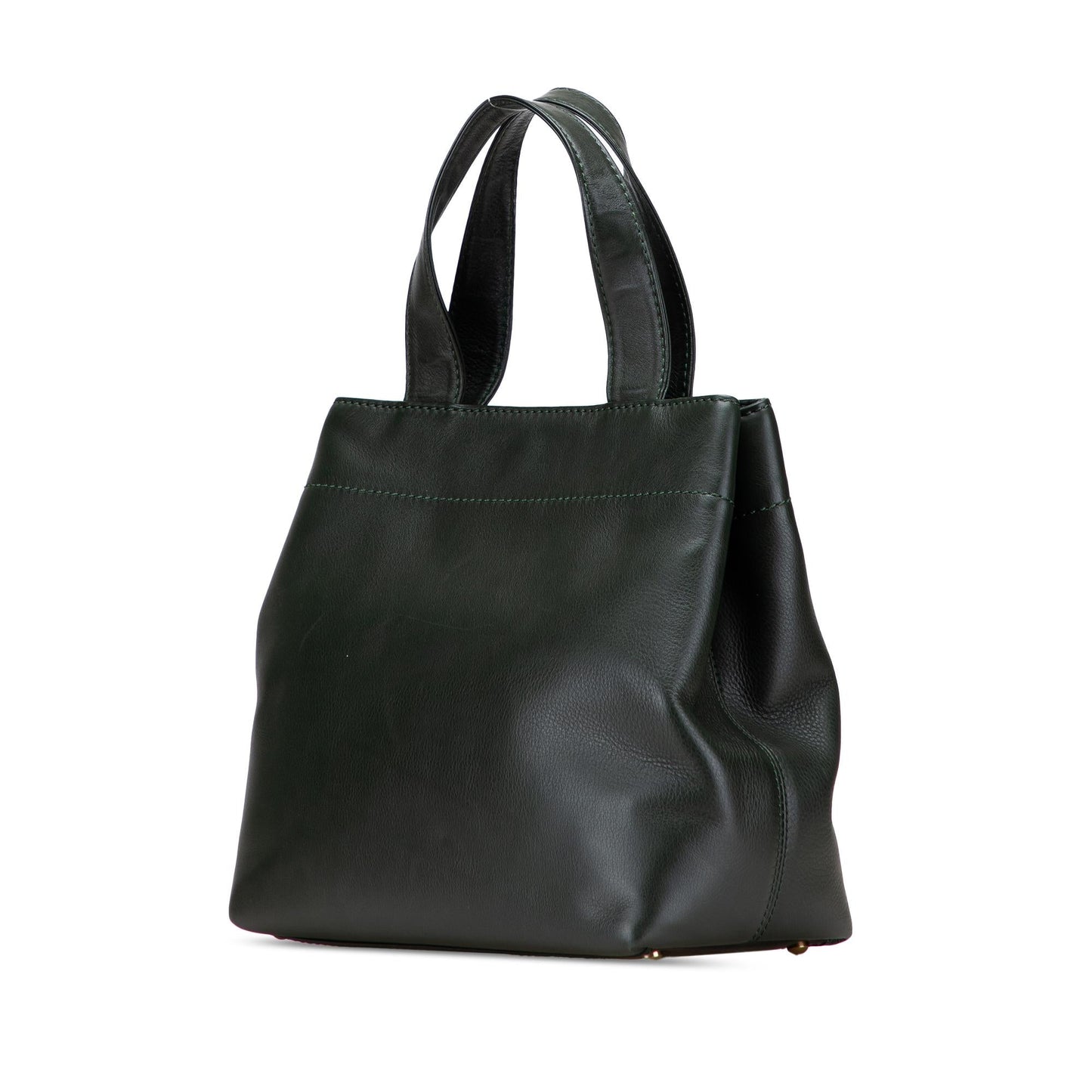 Chanel CC Calfskin Turnlock Tote Bag