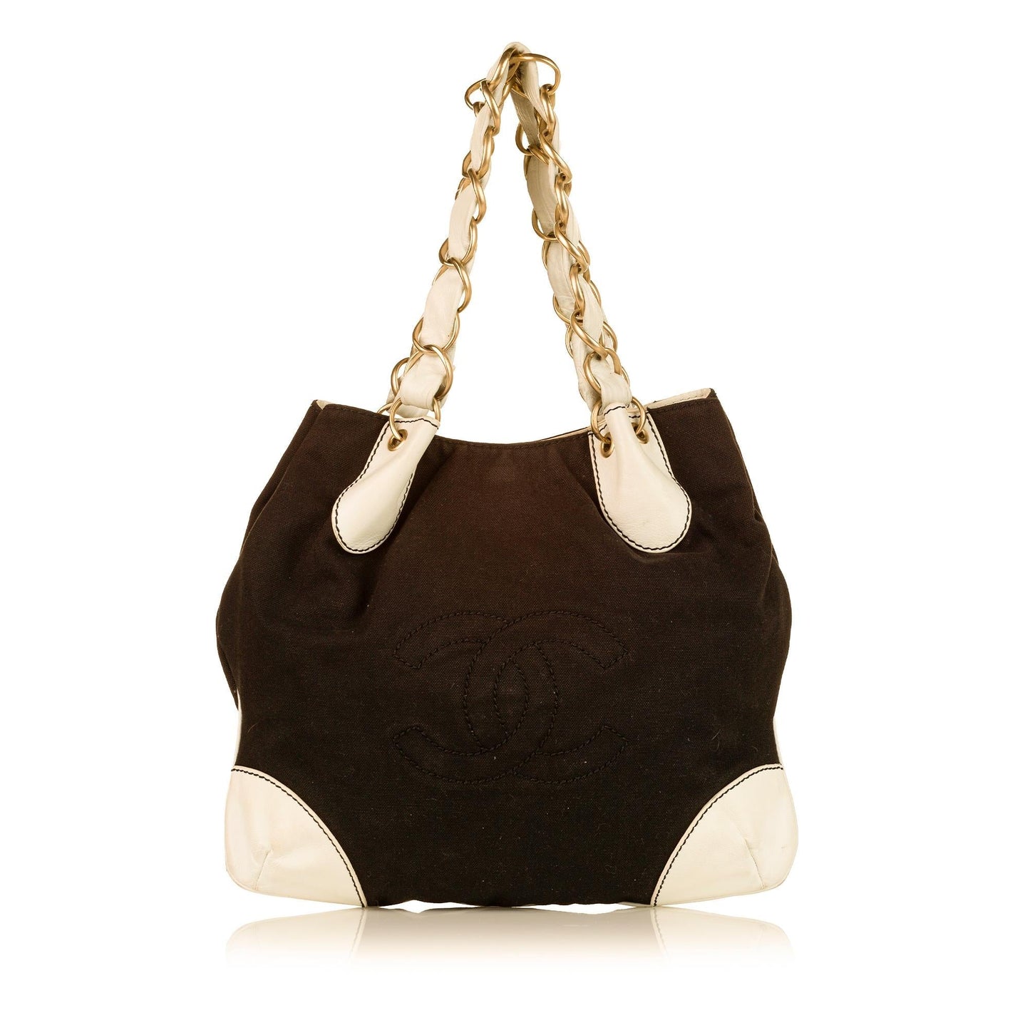 Chanel CC SHG Canvas Tote Bag Bag Shg