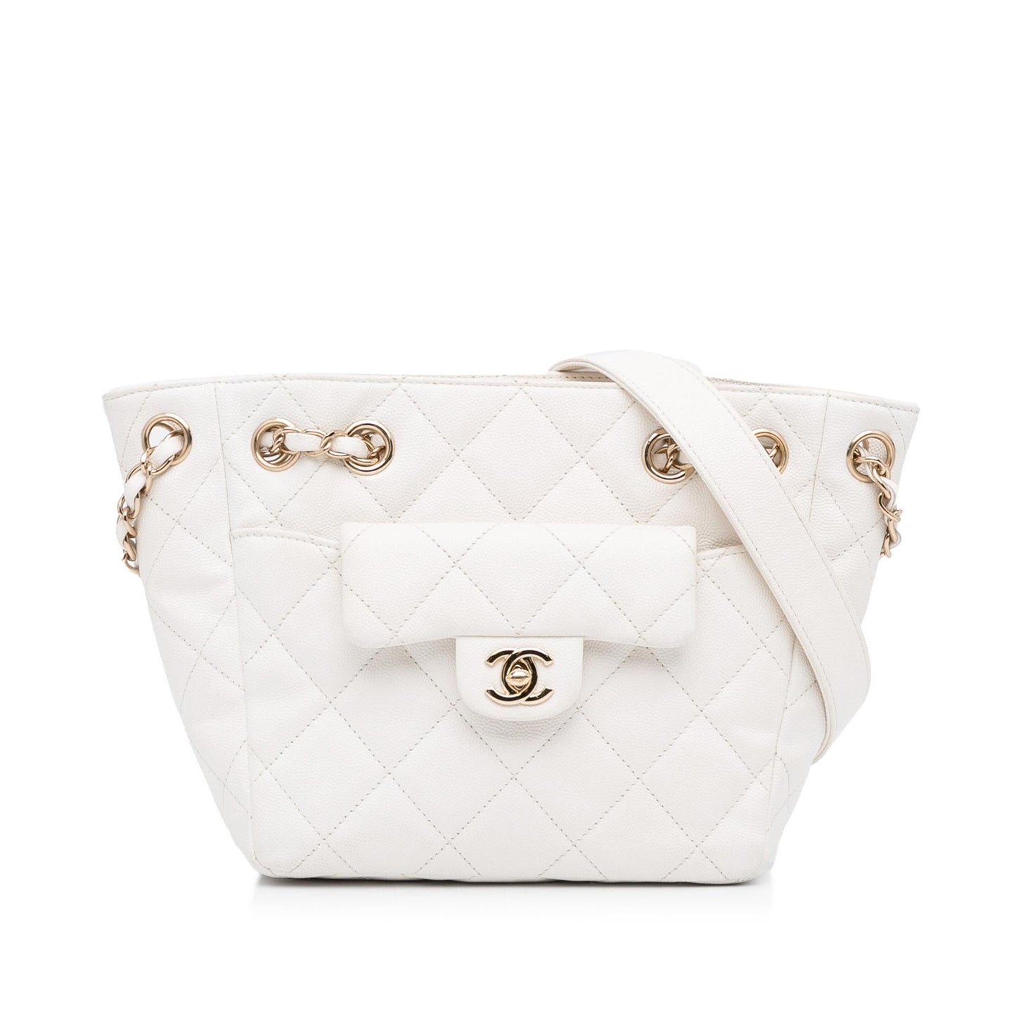 Chanel CC Caviar Bucket SHG-8IGeqO Bucket Bag