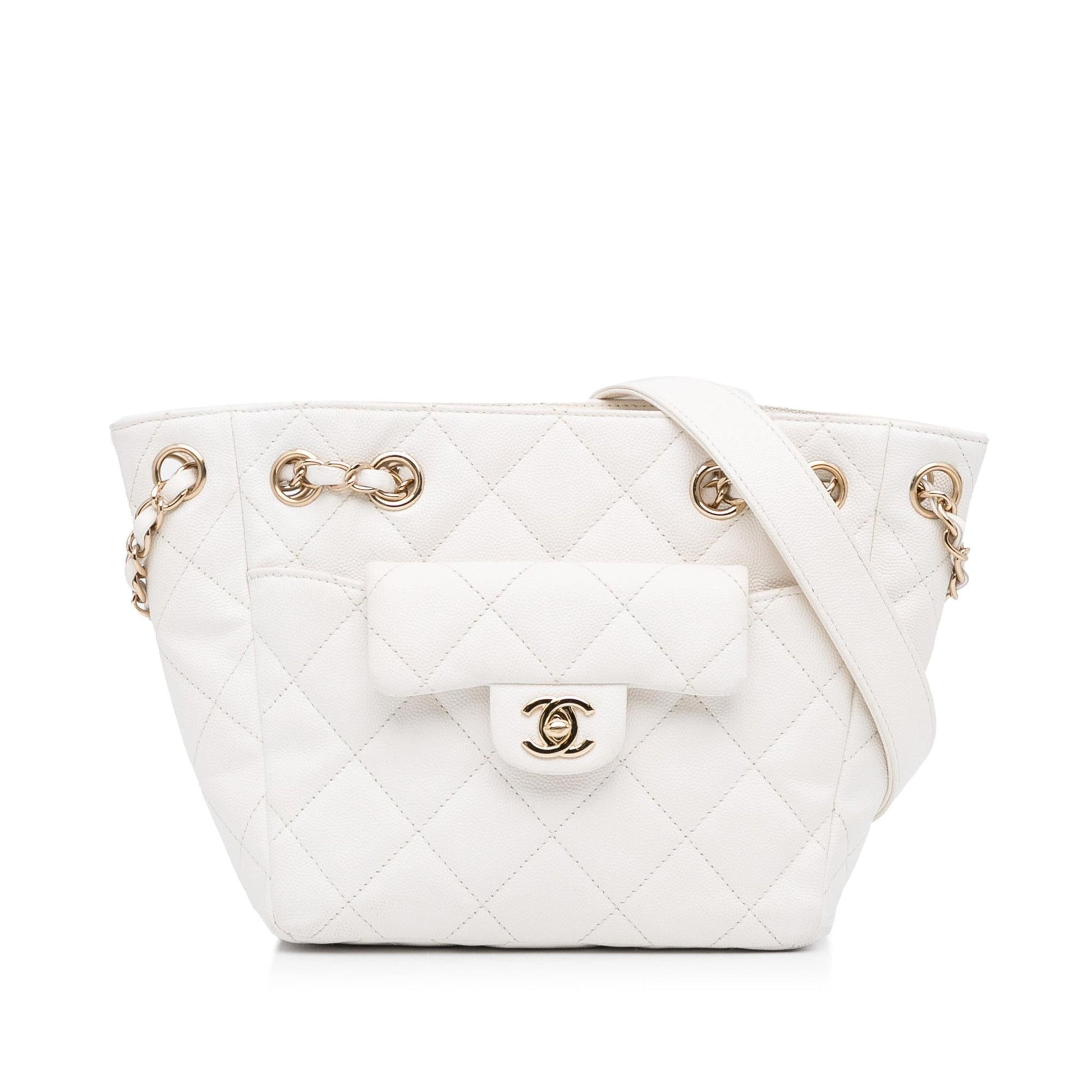 Chanel CC Caviar Bucket SHG-8IGeqO Bucket Bag