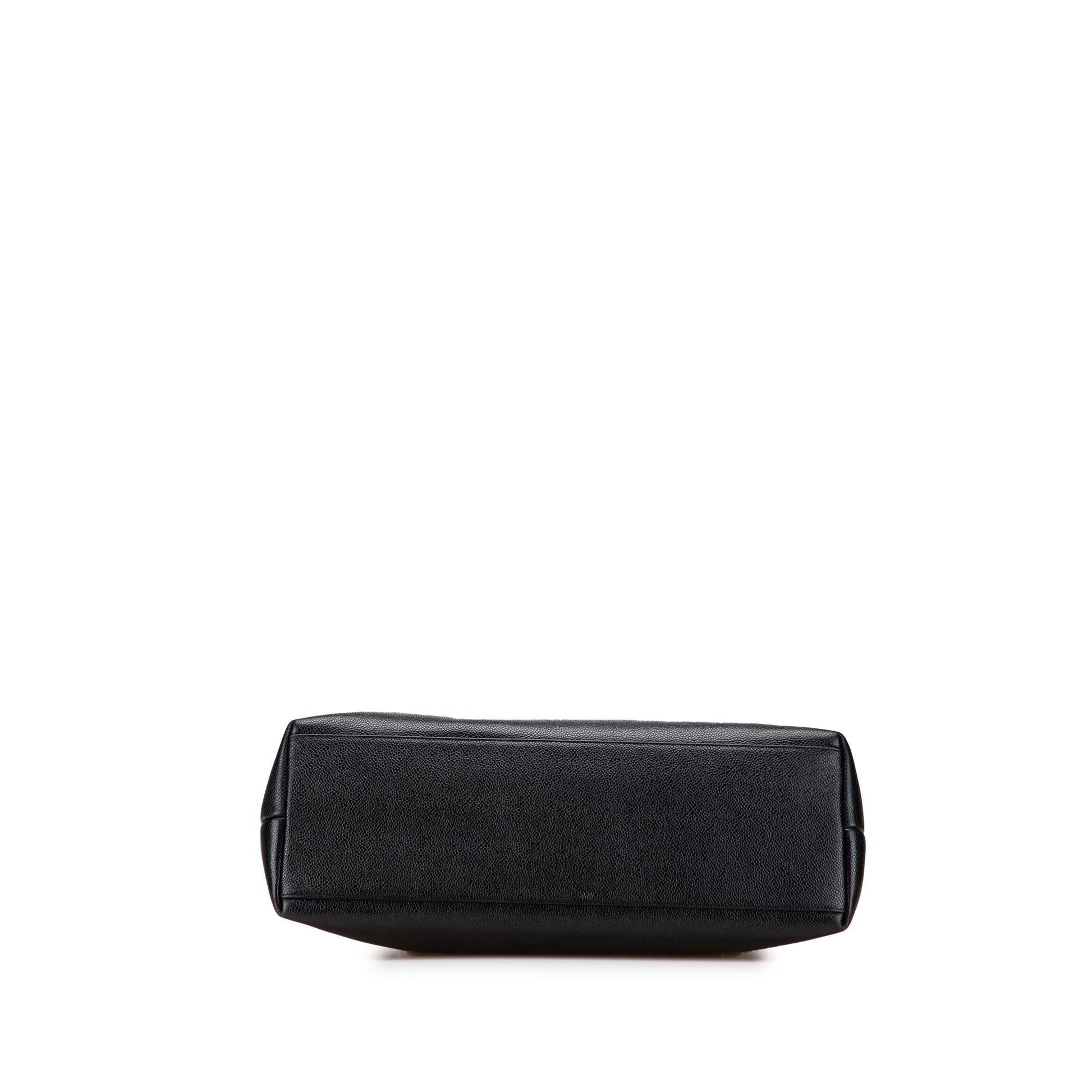 Chanel CC Caviar Tote Bag Chain Tote