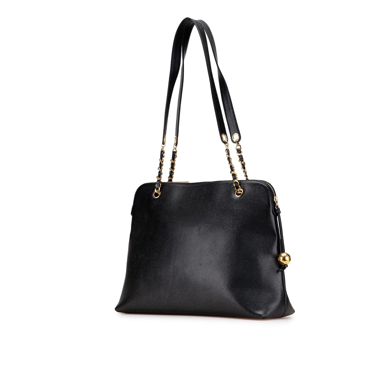 Chanel CC Caviar Tote Bag Chain Tote