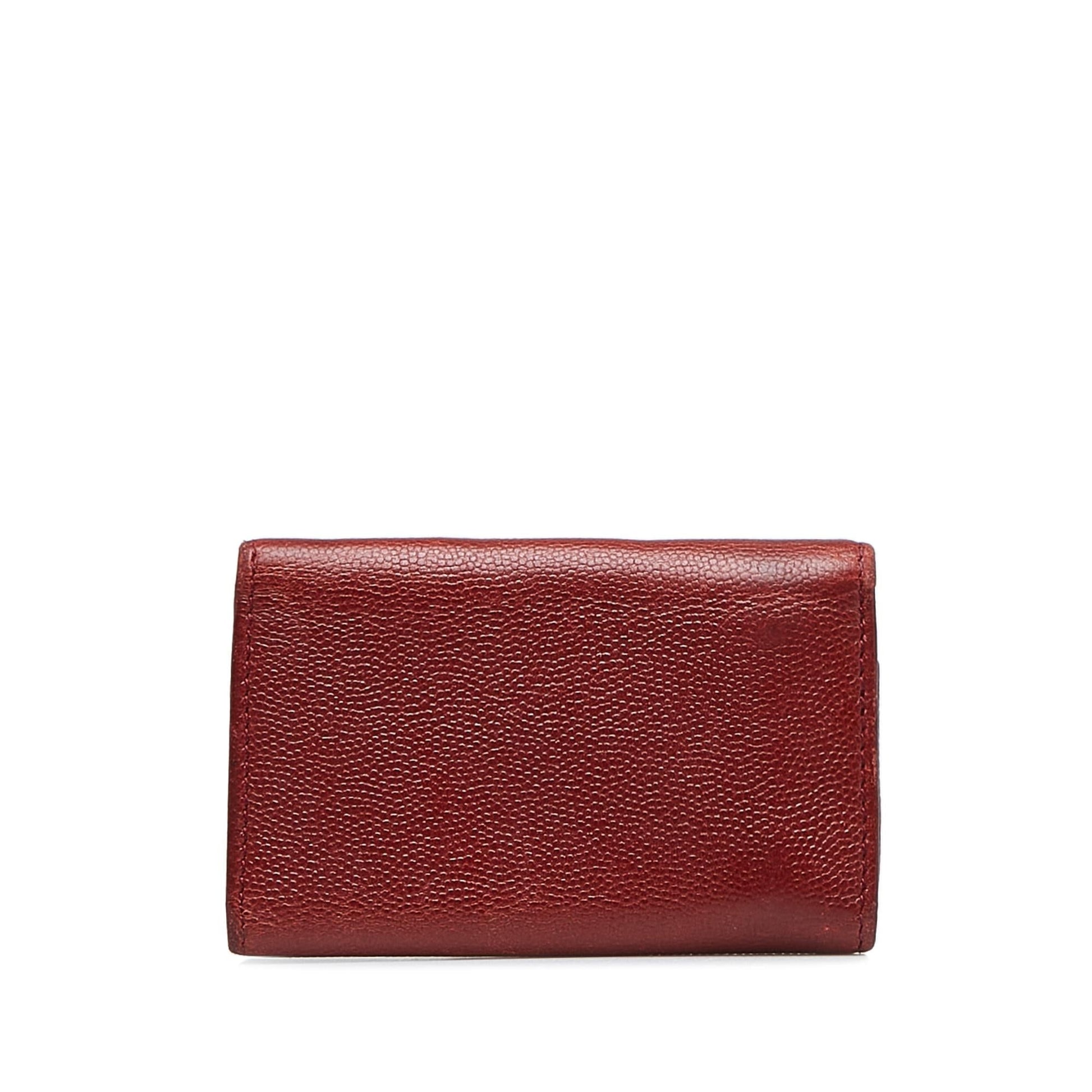 Chanel CC Caviar Holder Leather Handbag