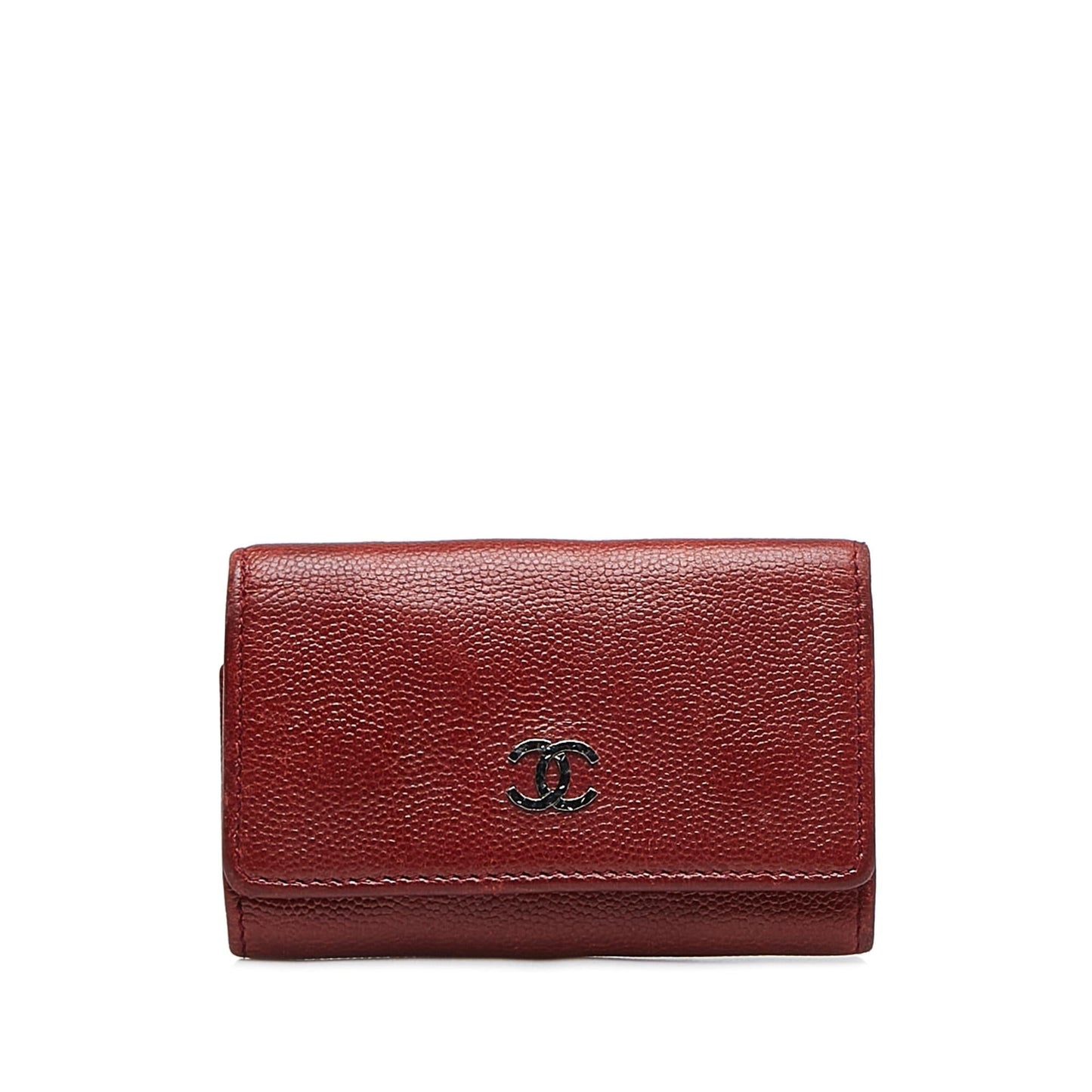 Chanel CC Caviar Holder Leather Handbag