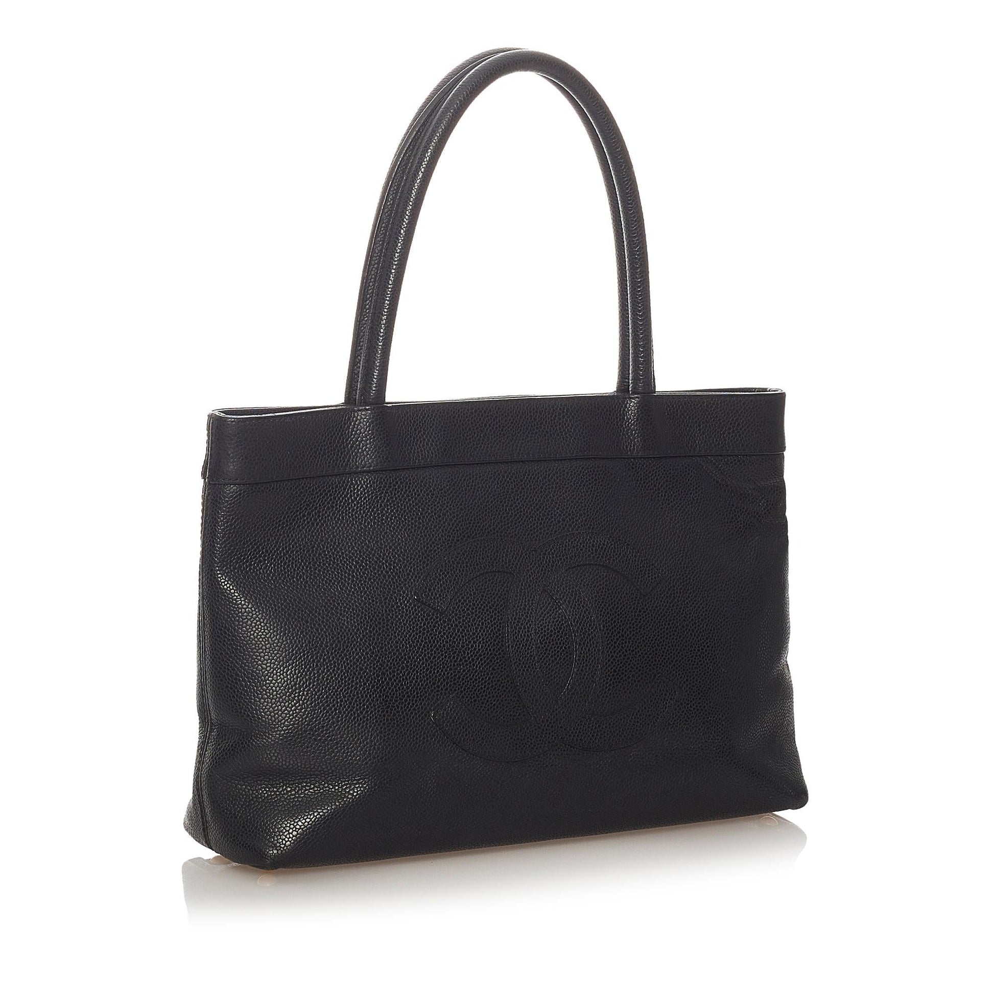 Chanel CC Caviar SHG Leather Tote Bag