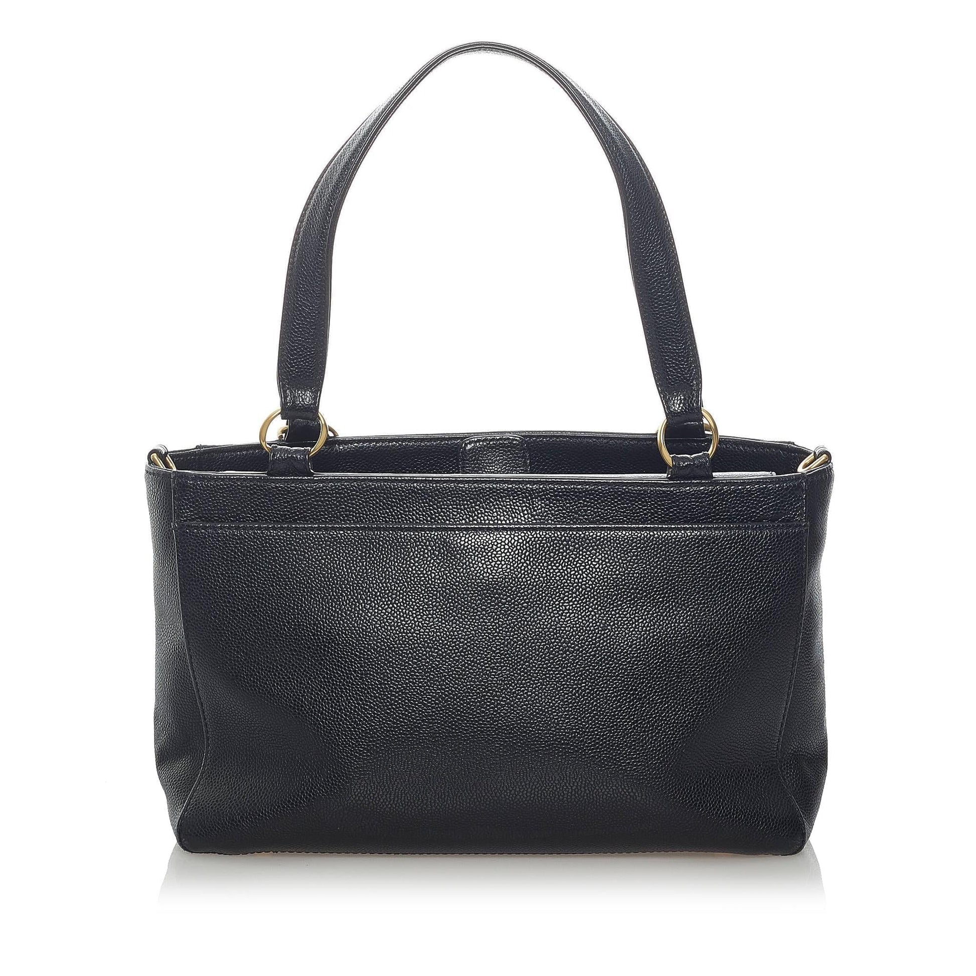 Chanel CC Caviar SHG Leather Tote Bag 4