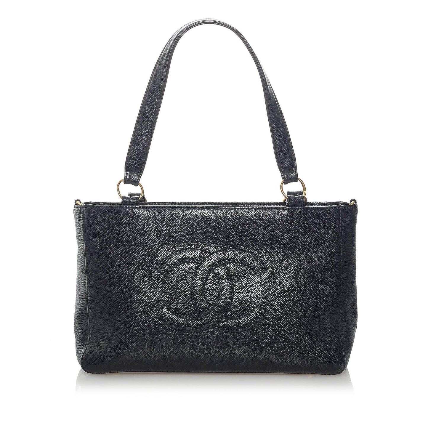 Chanel CC Caviar SHG Leather Tote Bag 4