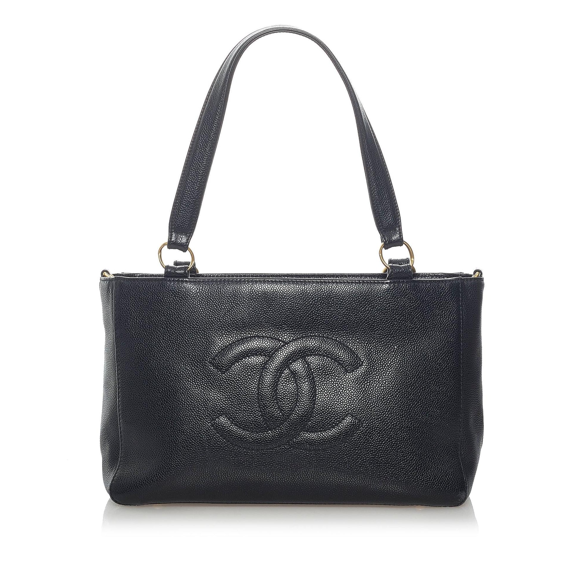 Chanel CC Caviar SHG Leather Tote Bag 4
