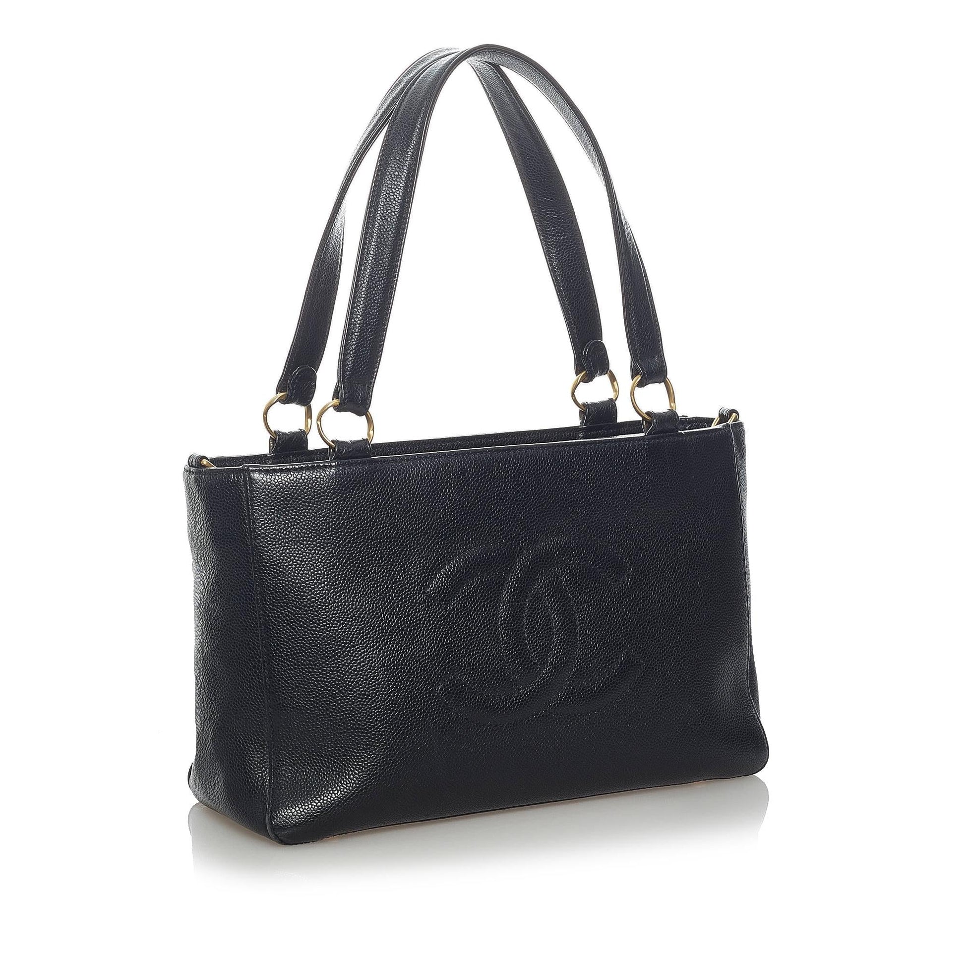 Chanel CC Caviar SHG Leather Tote Bag 4