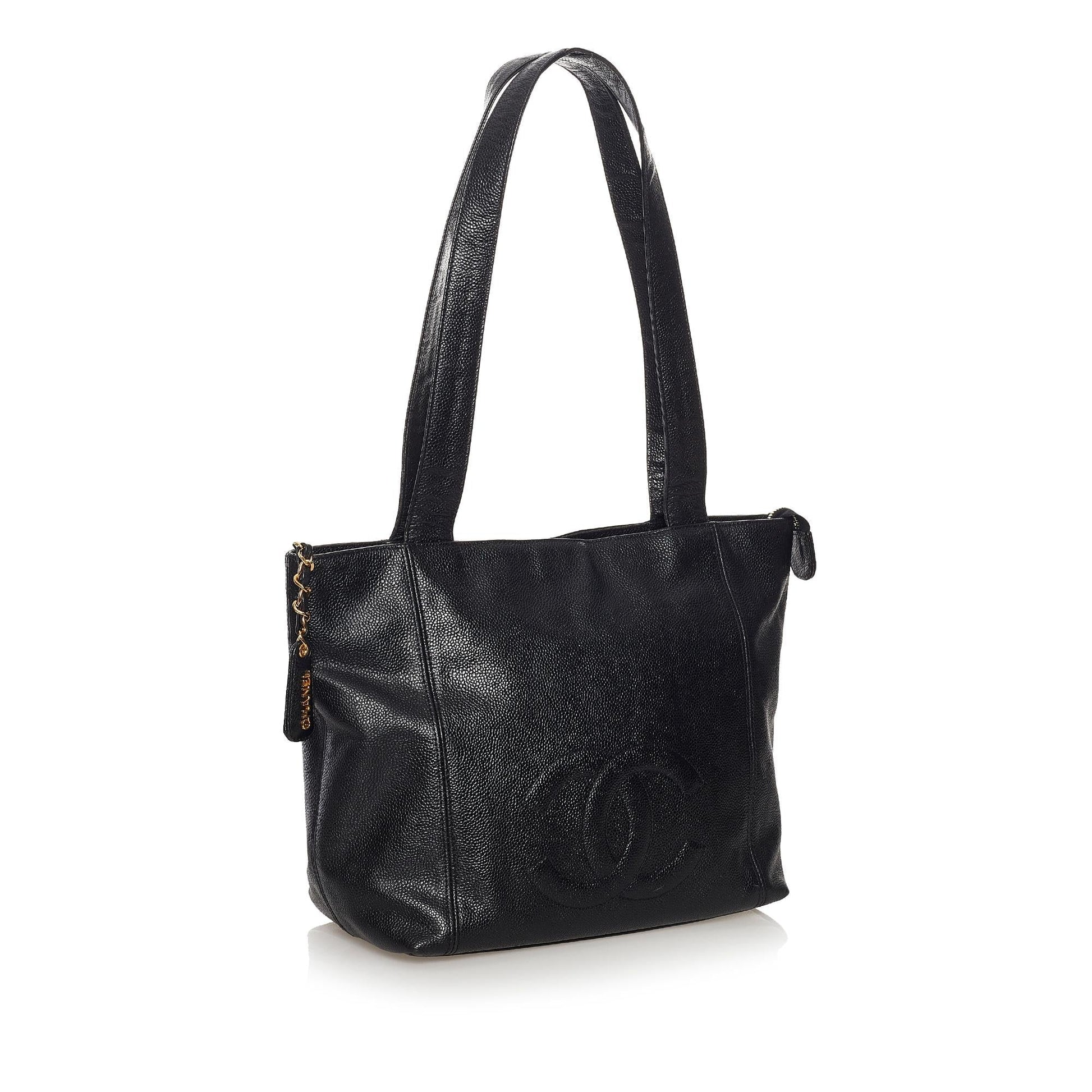 Chanel CC Caviar SHG Leather Tote Bag 5