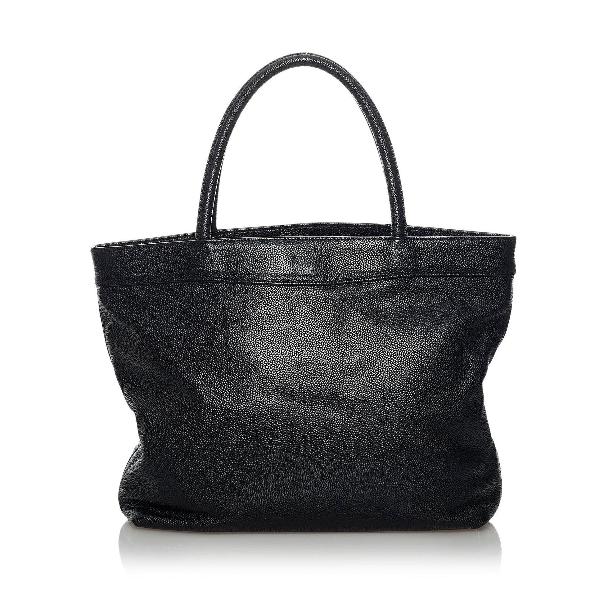 Chanel CC Caviar SHG Leather Tote Bag 6