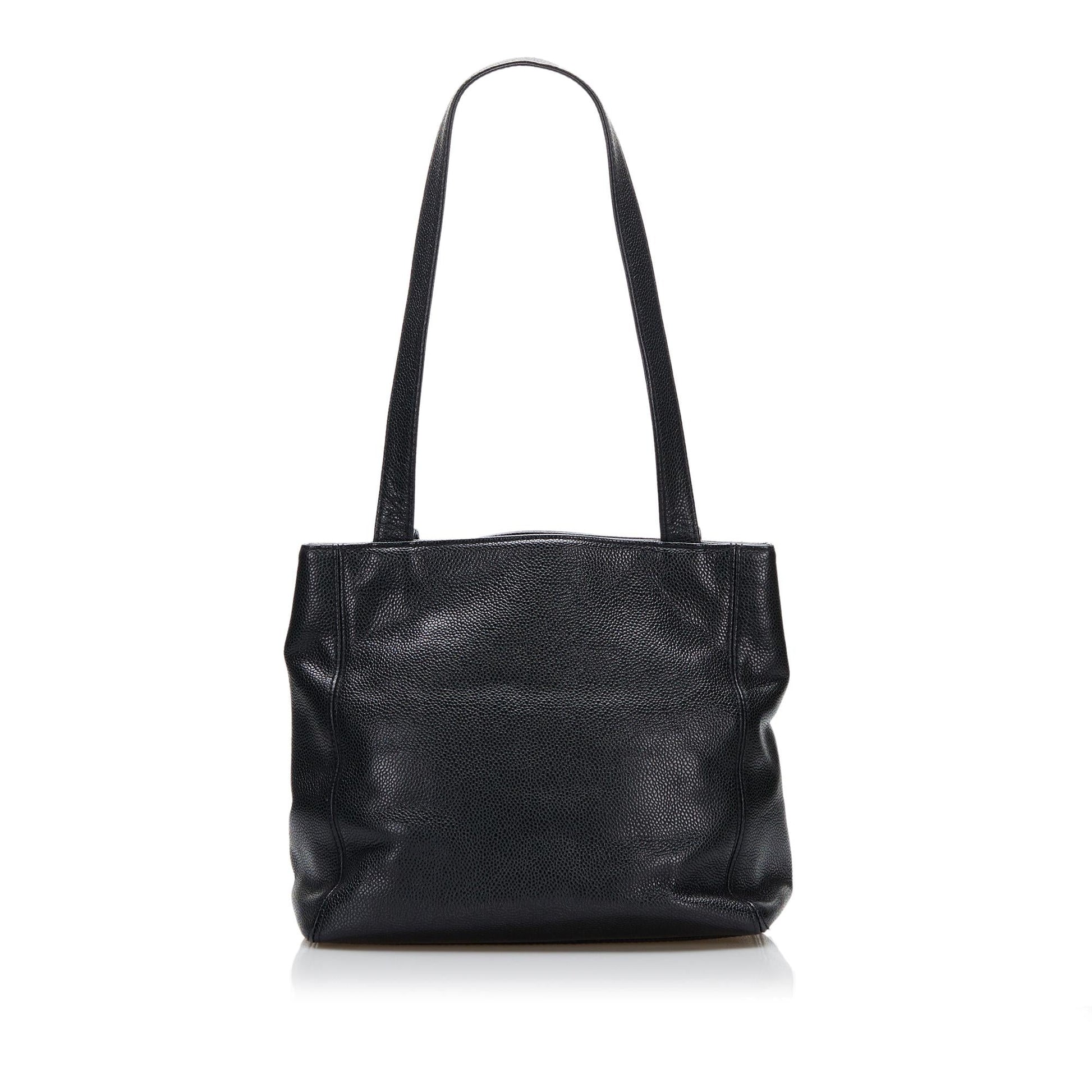 Chanel CC Caviar SHG-aS3NZ2 Leather Tote Bag