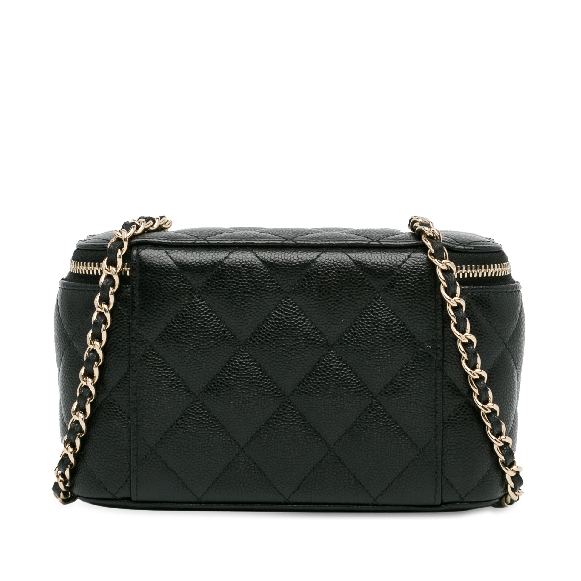 Chanel CC Caviar Vanity SHG-iQhxBP Leather Handbag