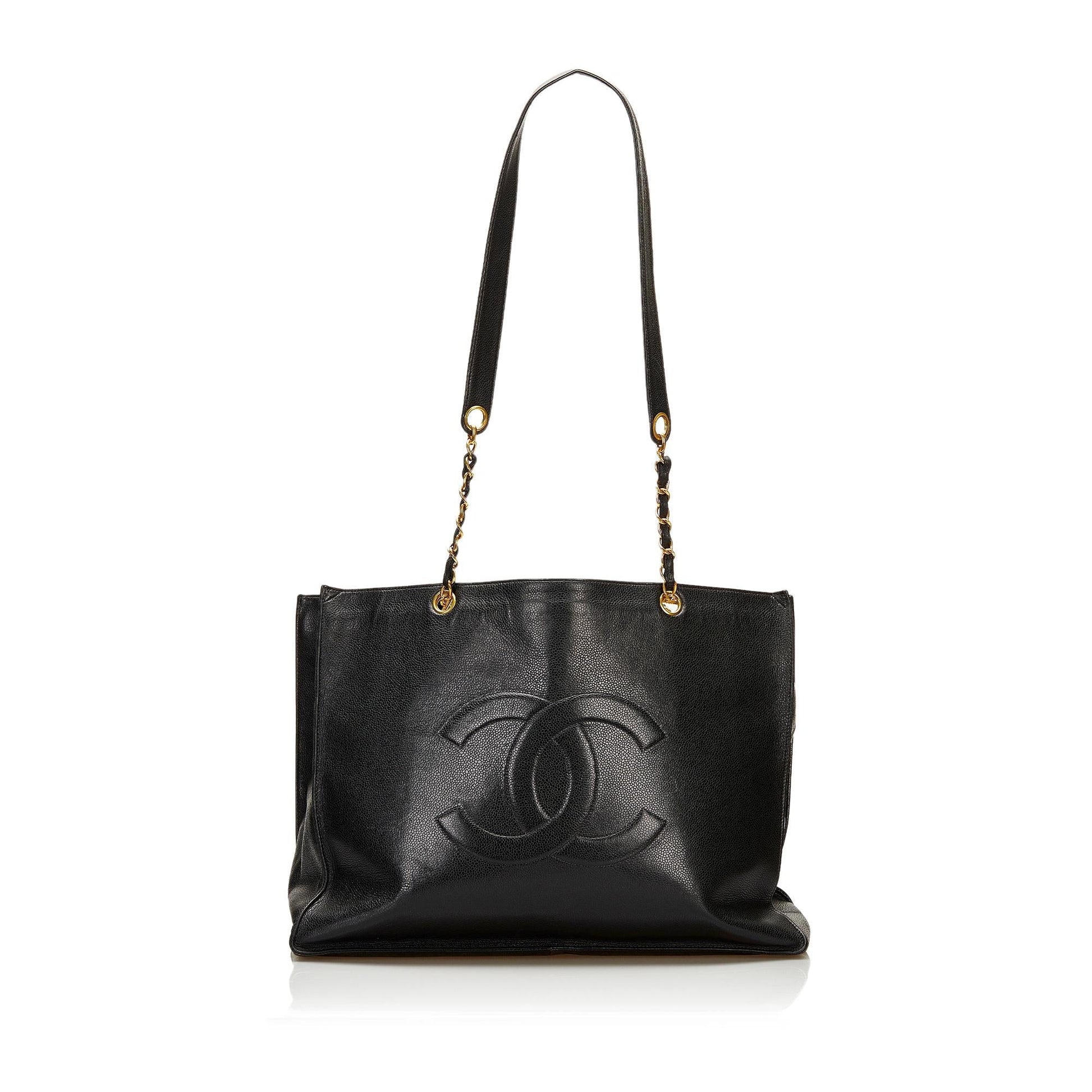 Chanel CC Caviar Timeless SHG Tote Bag