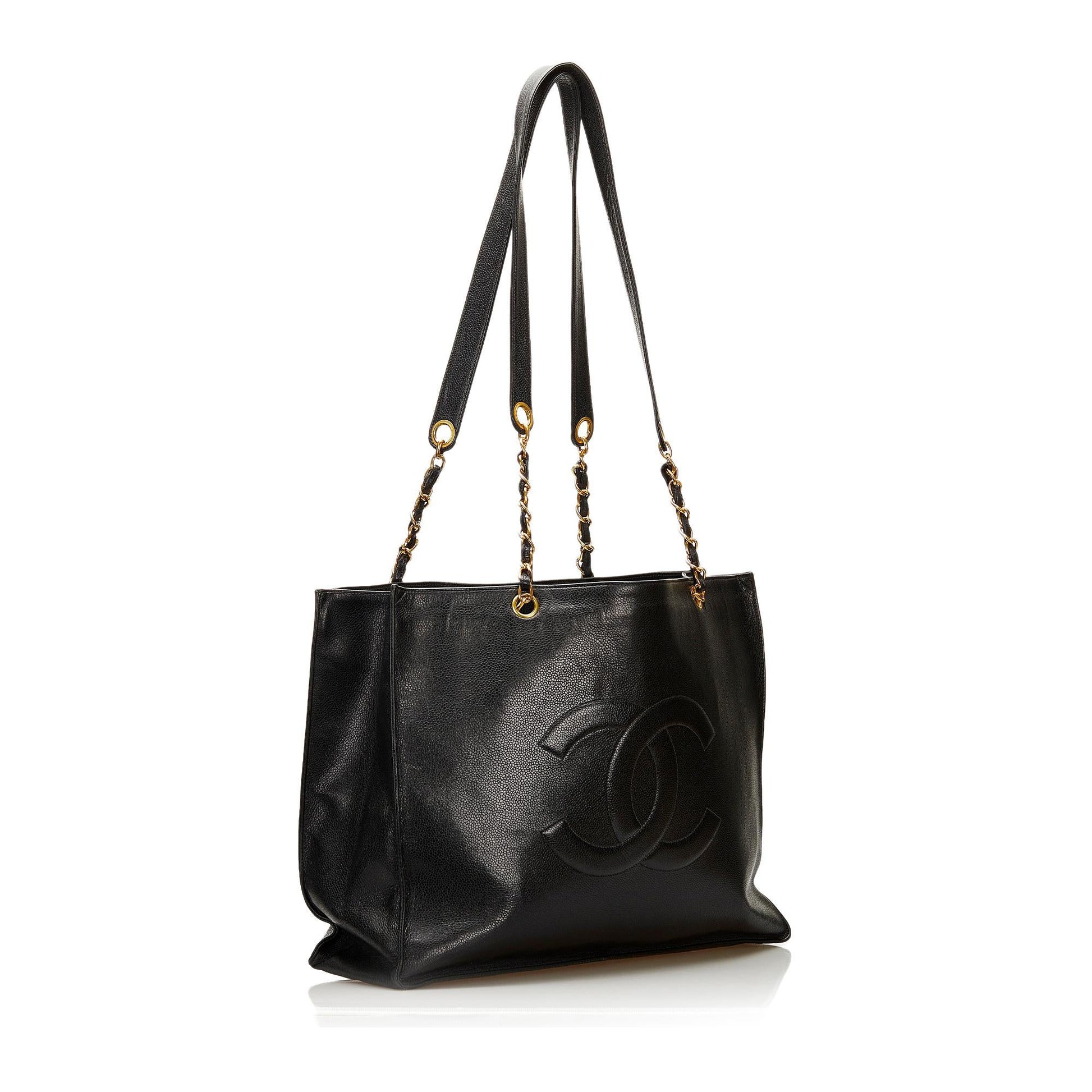 Chanel CC Caviar Timeless SHG Tote Bag