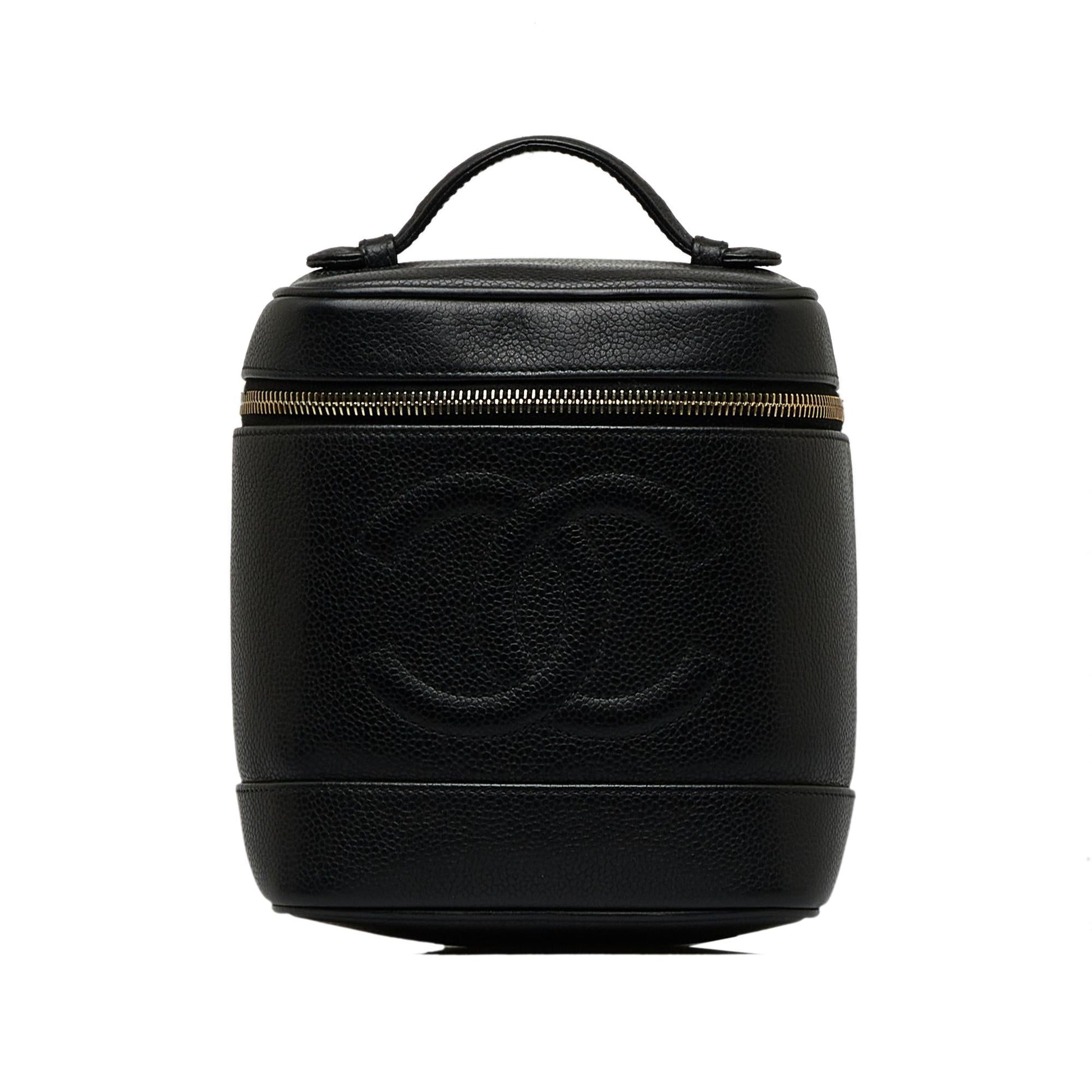 Chanel CC Caviar Vanity Handbag Vanity Bag