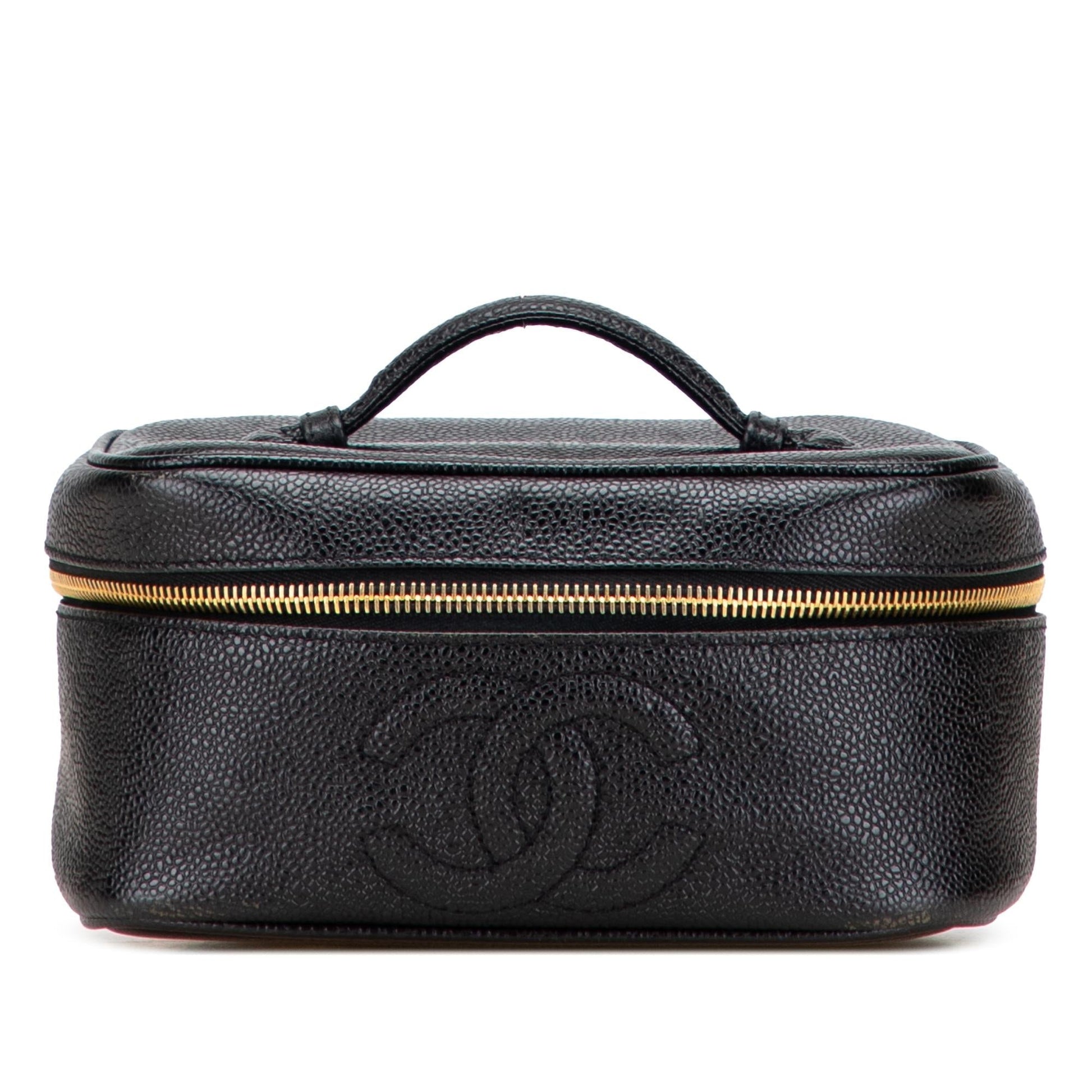 Chanel CC Caviar Vanity Handbag Bag 4