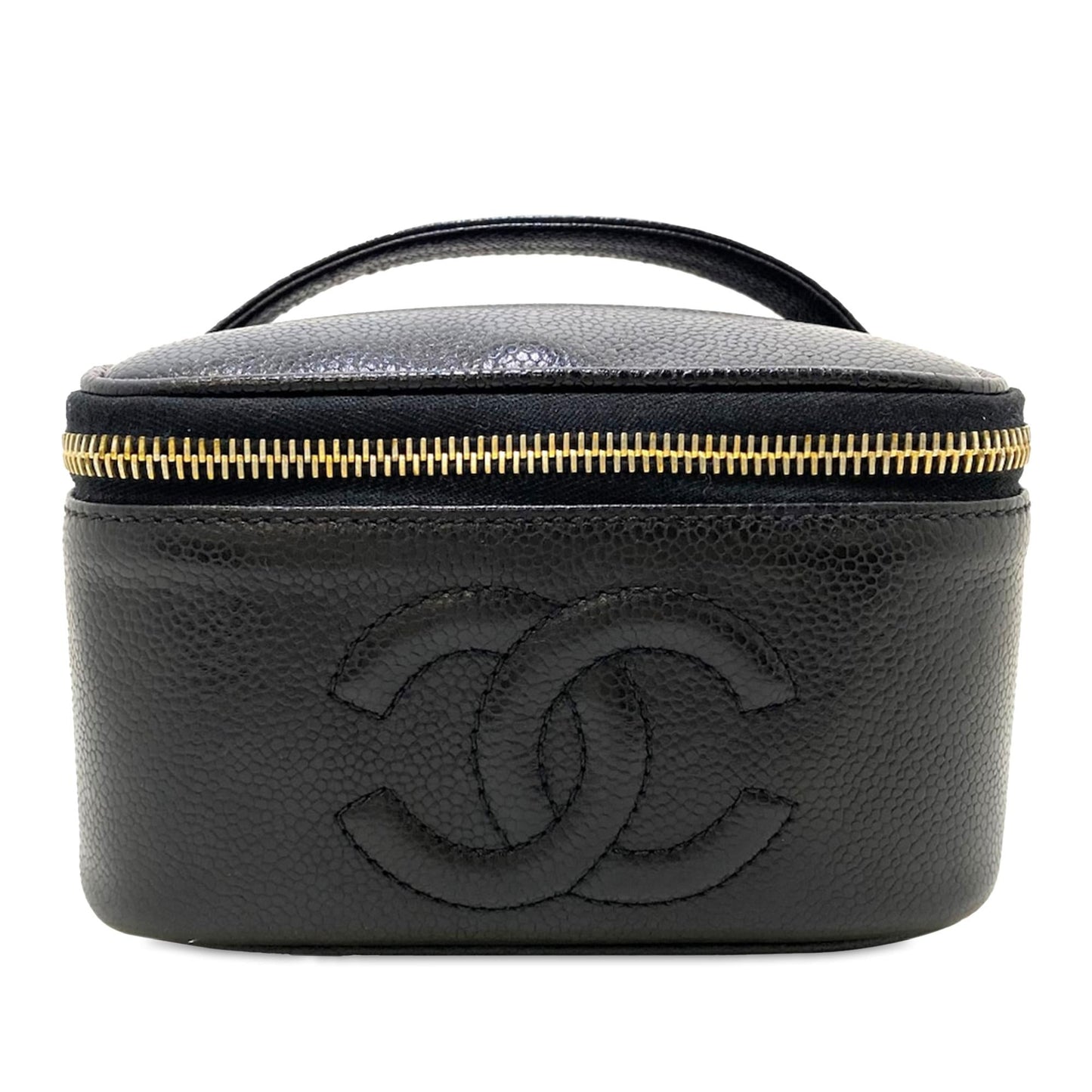Chanel Cc Caviar Vanity Case (Shg-Mv2Opi) Bag