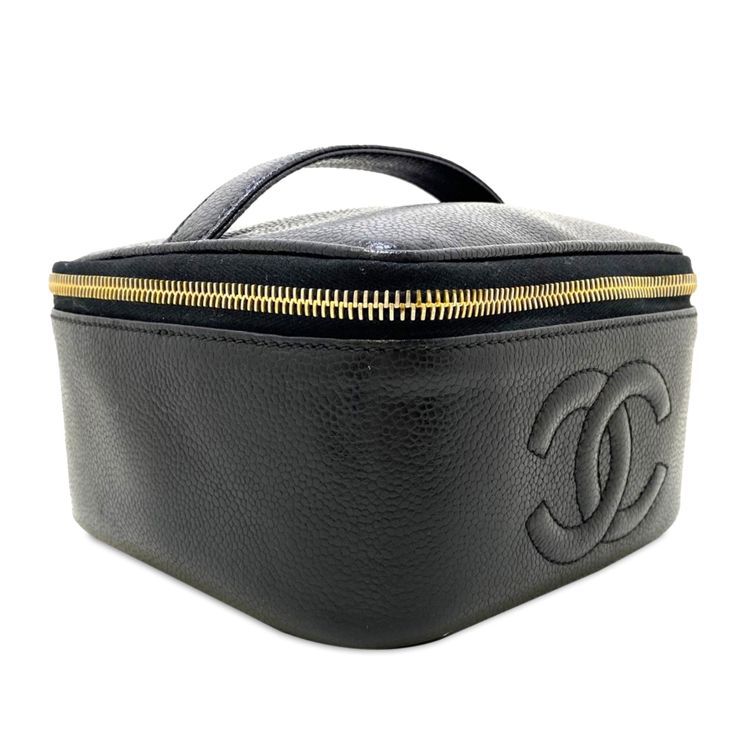 Chanel Cc Caviar Vanity Case (Shg-Mv2Opi) Bag