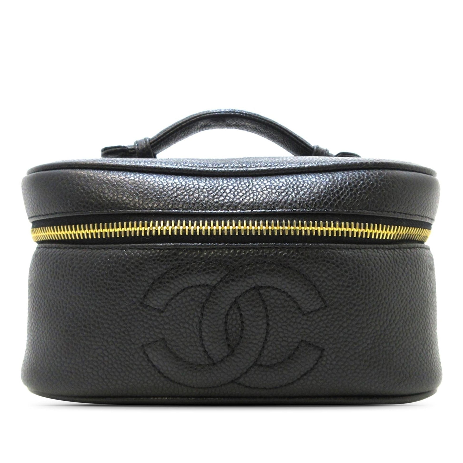 Chanel Cc Caviar Vanity Case (Shg-Rqwobb) Bag