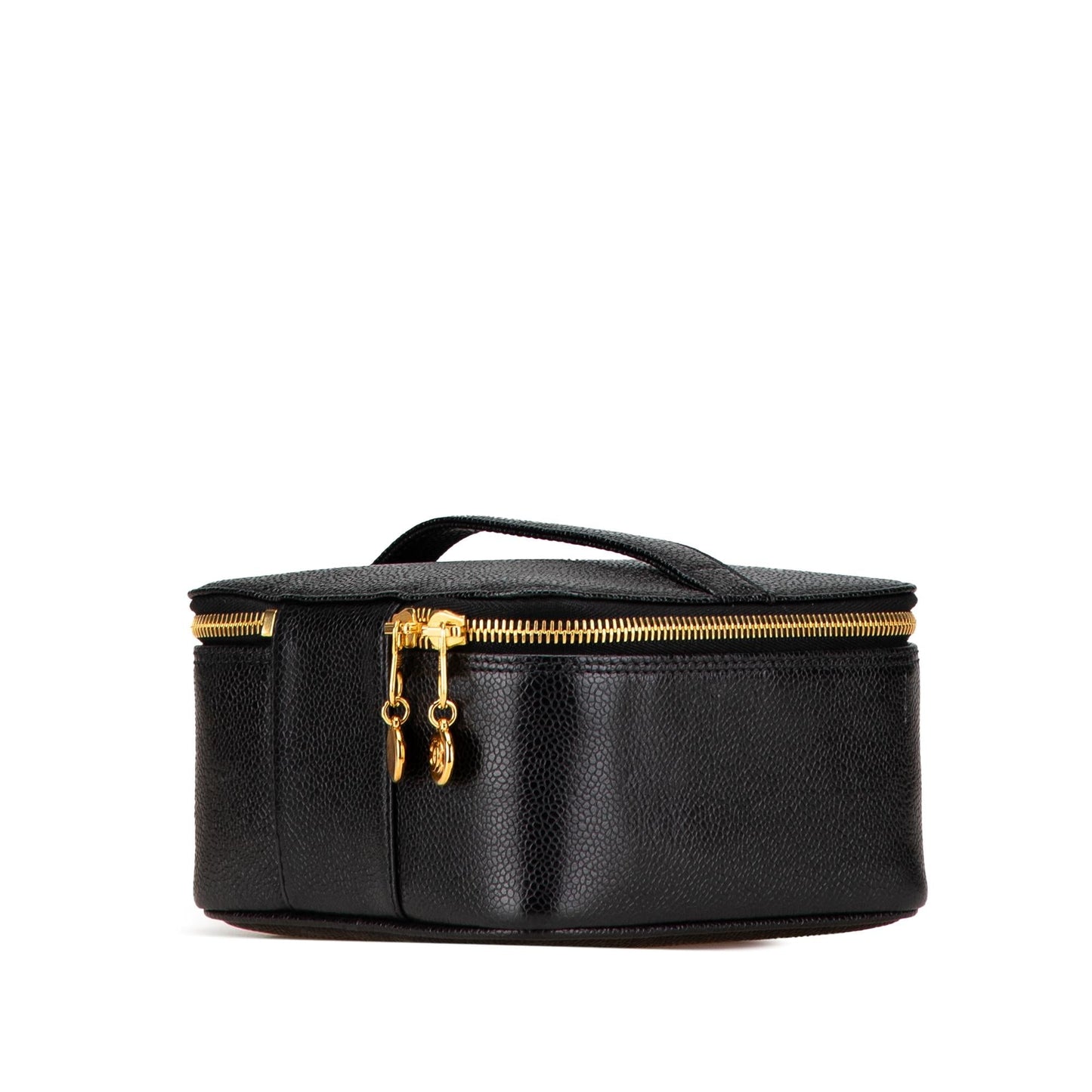 Chanel CC Caviar Vanity Handbag Vanity Case