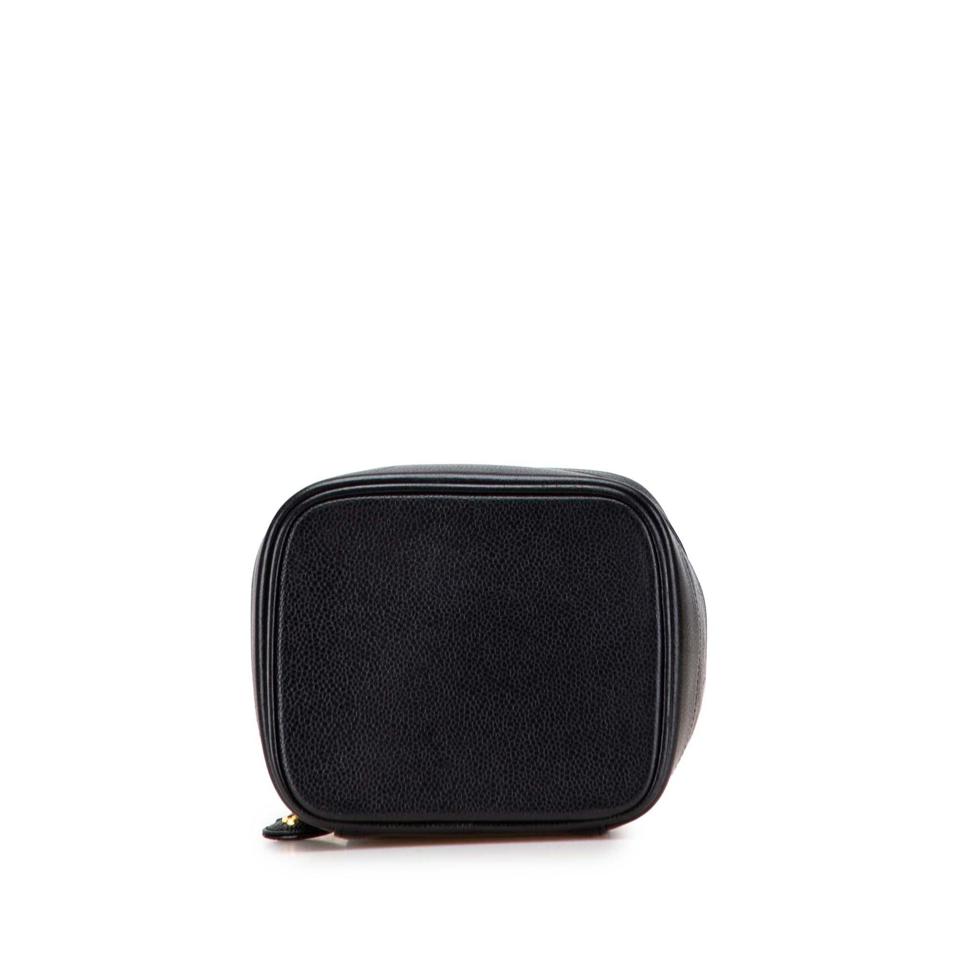 Chanel CC Caviar Vanity Handbag Case 3