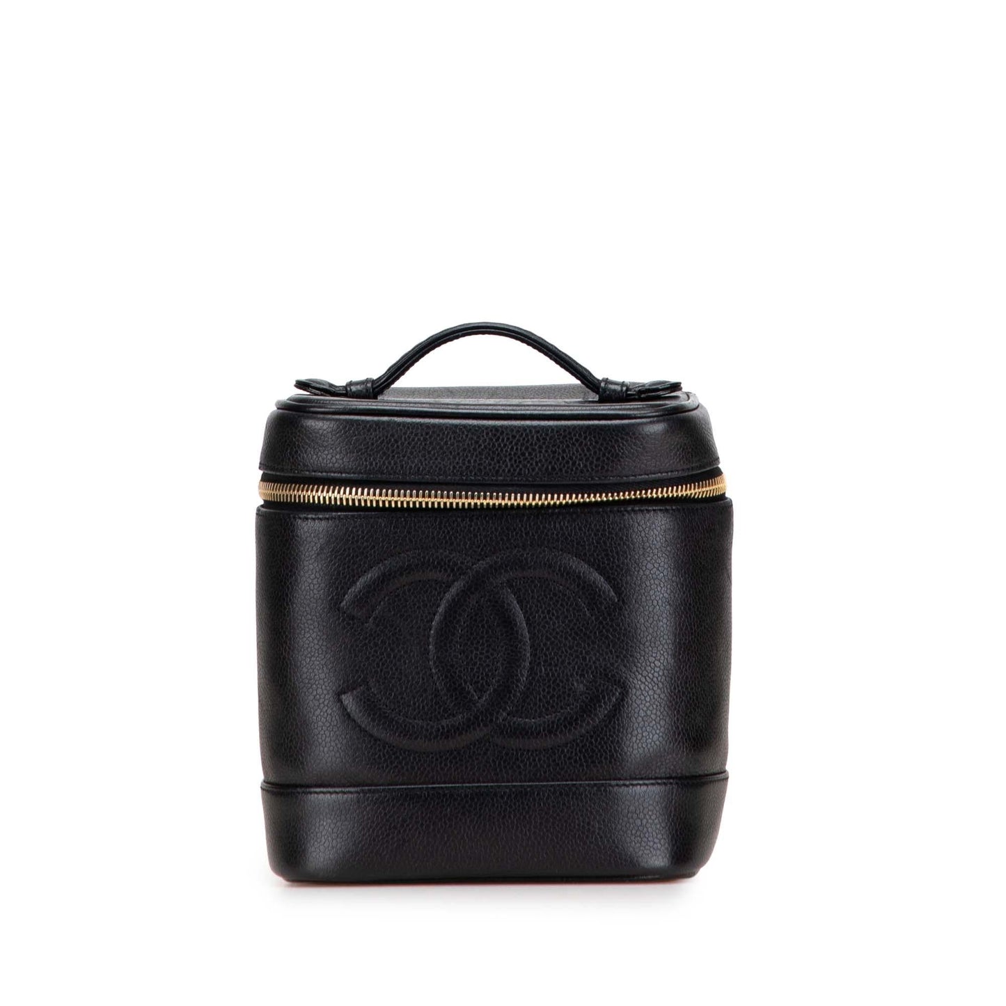 Chanel CC Caviar Vanity Handbag Case 3