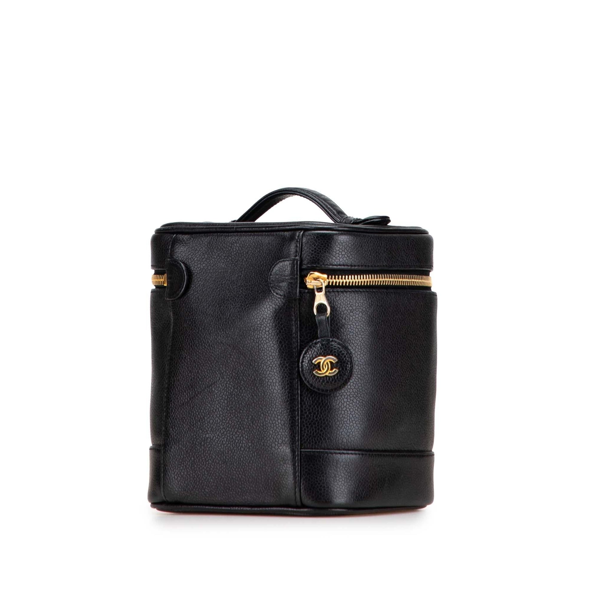 Chanel CC Caviar Vanity Handbag Case 3
