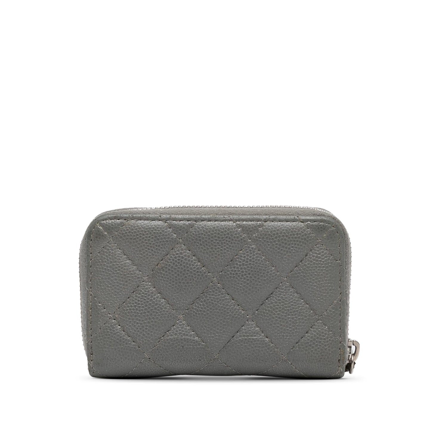Chanel CC Caviar Zip Coin Handbag