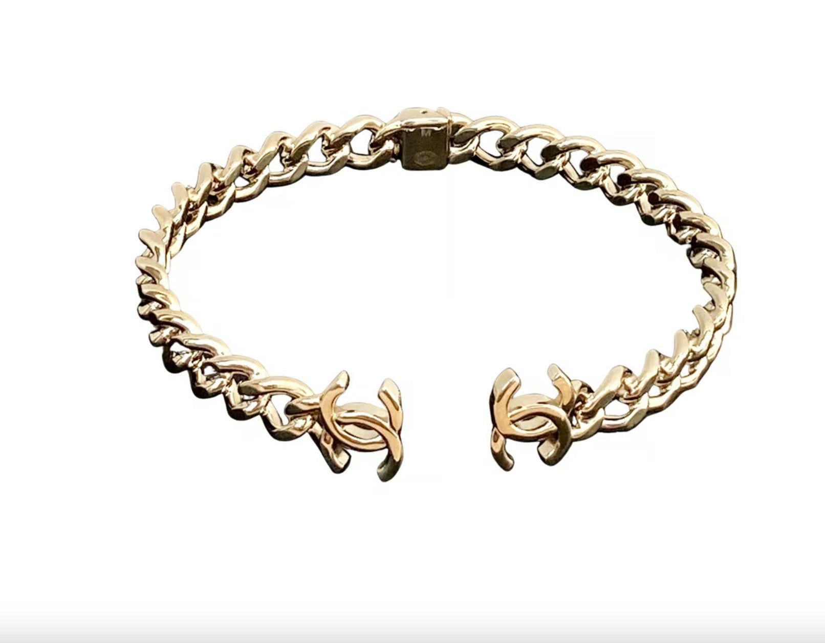 CHANEL CC RUNWAY CHAIN CHOKER NECKLACE