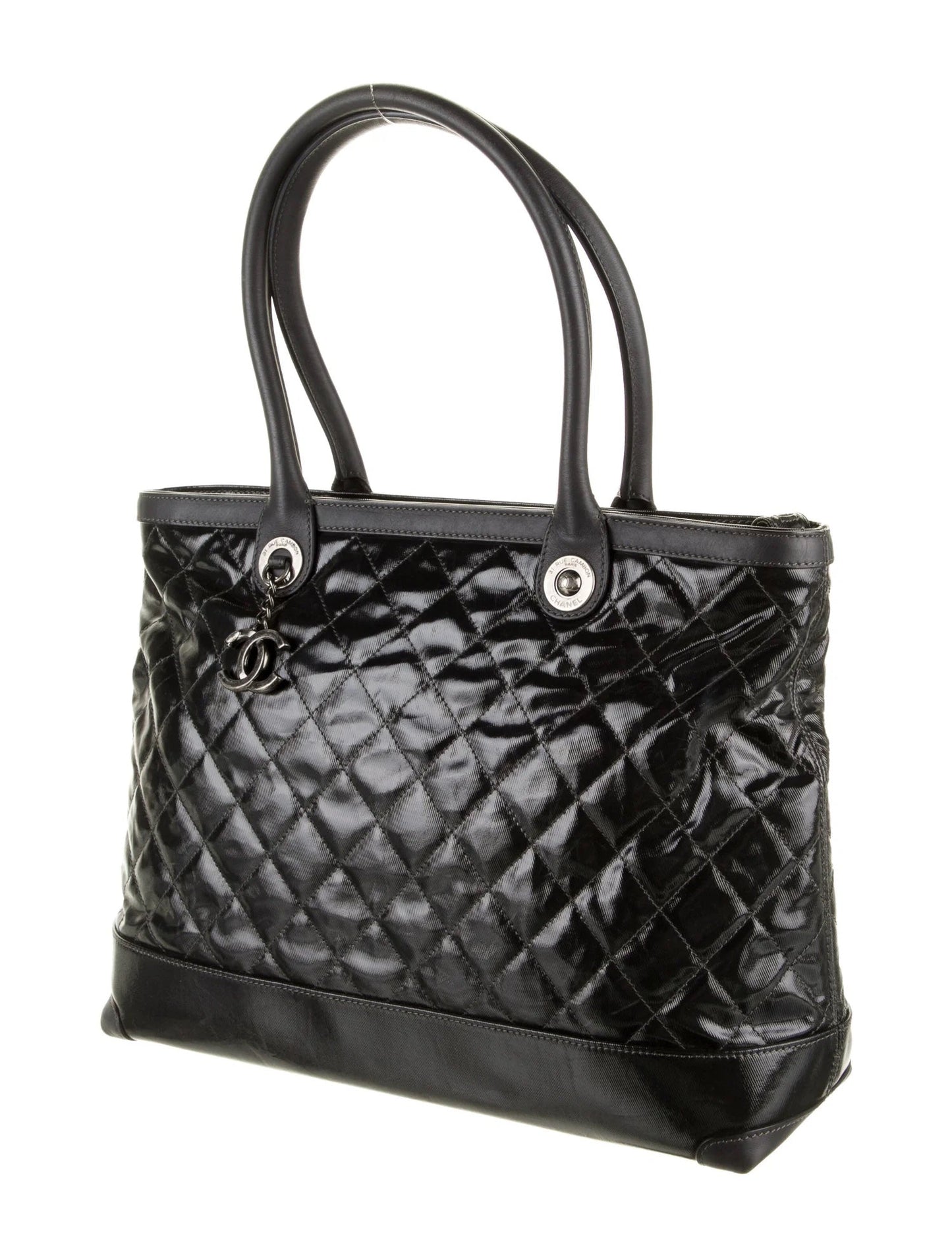 Chanel CC CHARM QUILTED Key Chain