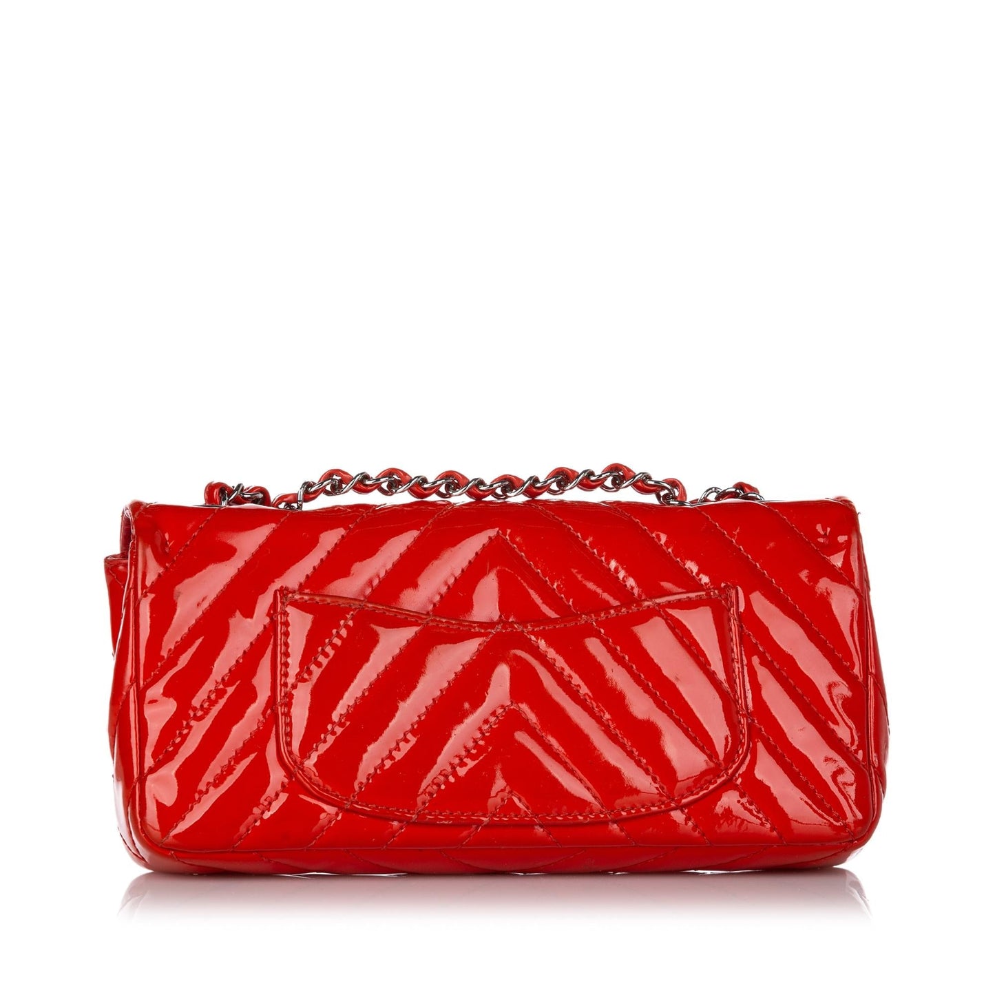 Chanel CC Chevron Classic Single Flap SHG Shoulder Bag Bag Shg