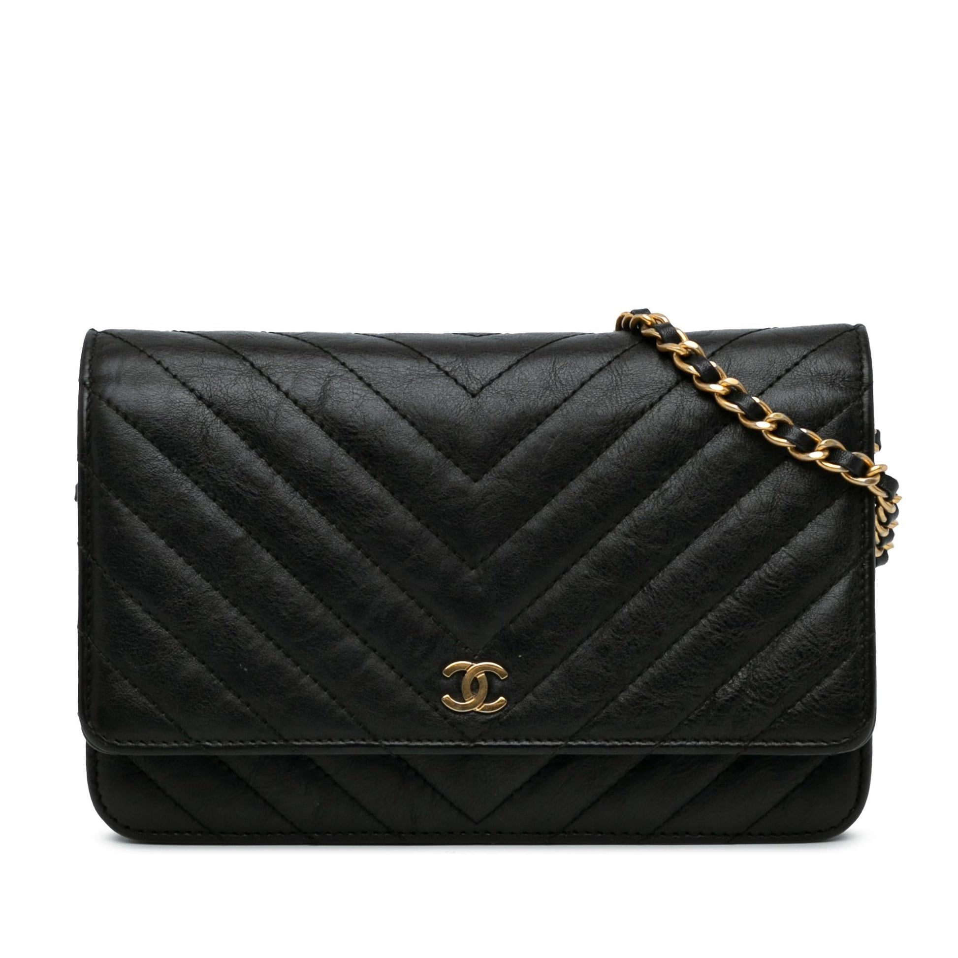 Chanel CC Chevron Lambskin On SHG-68tvq5 Wallet Case